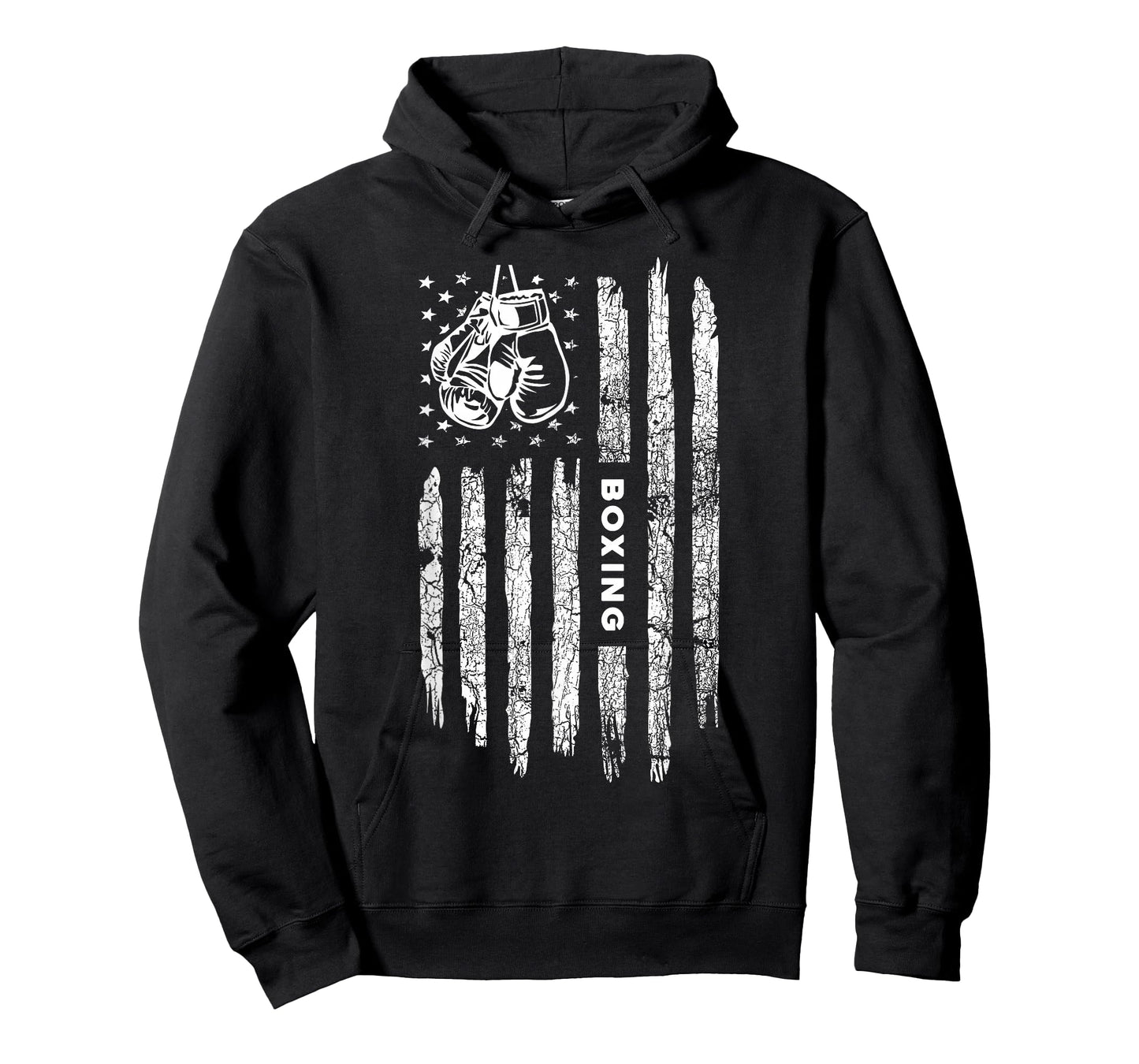 American Flag Boxing Distressed - Boxer Vintage Boxing T-Shirt Small