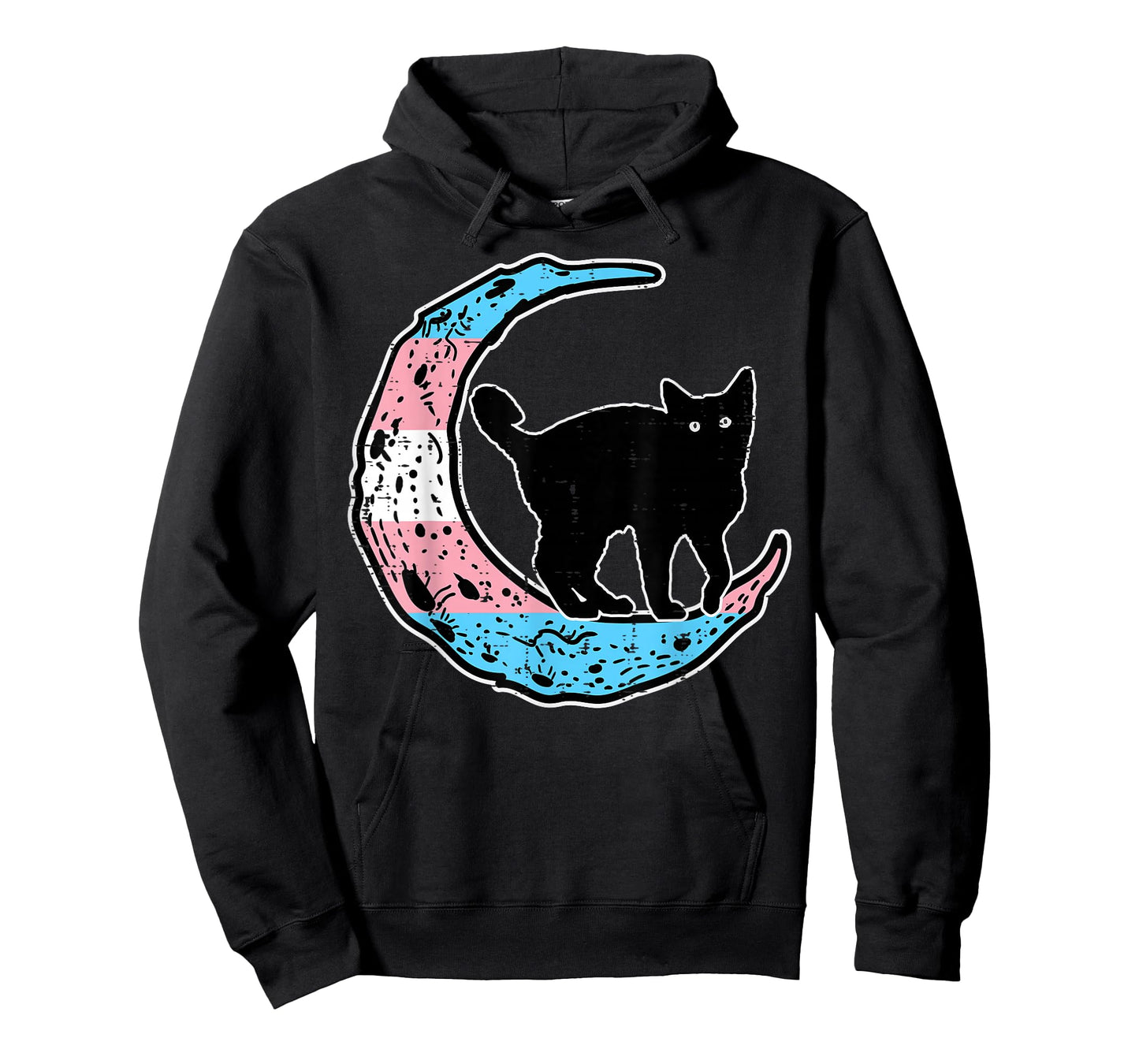 Trans Cat Moon Transgender Pride Transexual Lgbt Girls Women T-Shirt