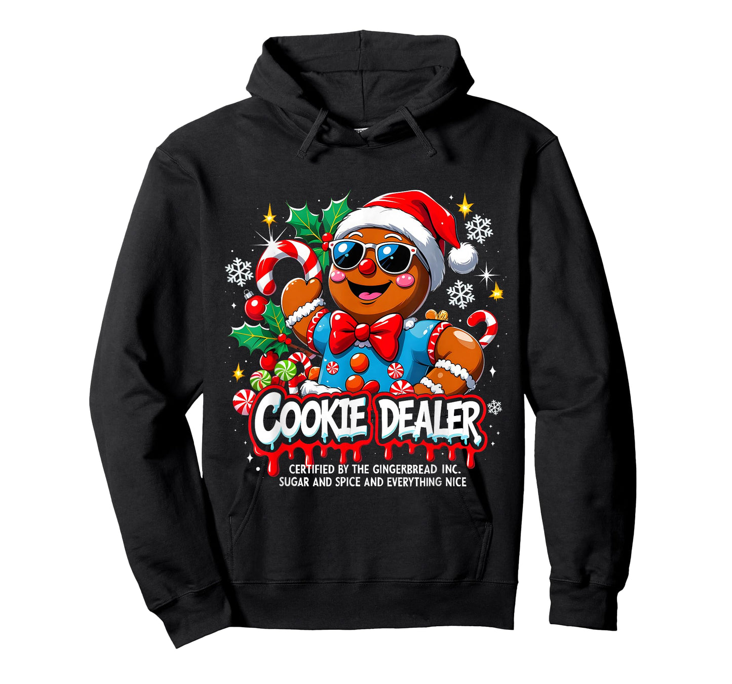 Cookie Dealer Funny Gingerbread Christmas Art T-Shirt