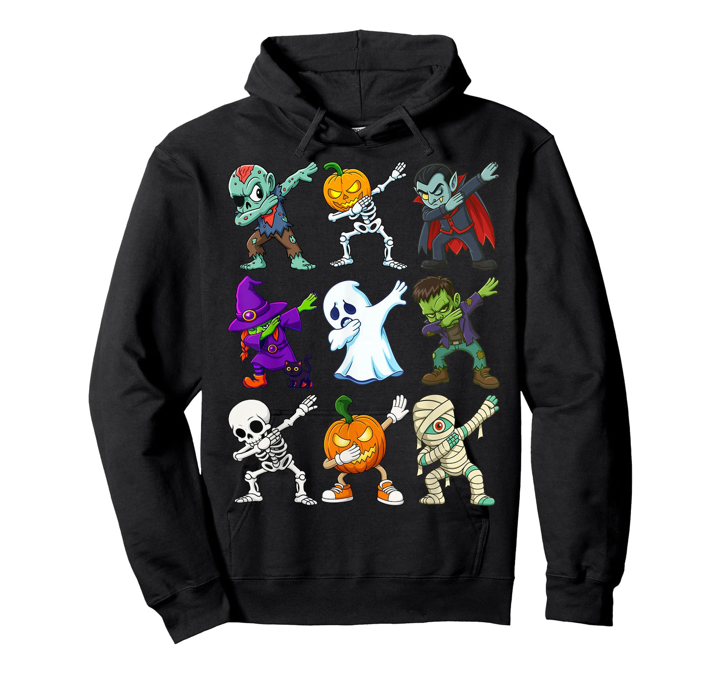 Dabbing Halloween Boys Skeleton Zombie Scary Pumpkin Mummy T-Shirt