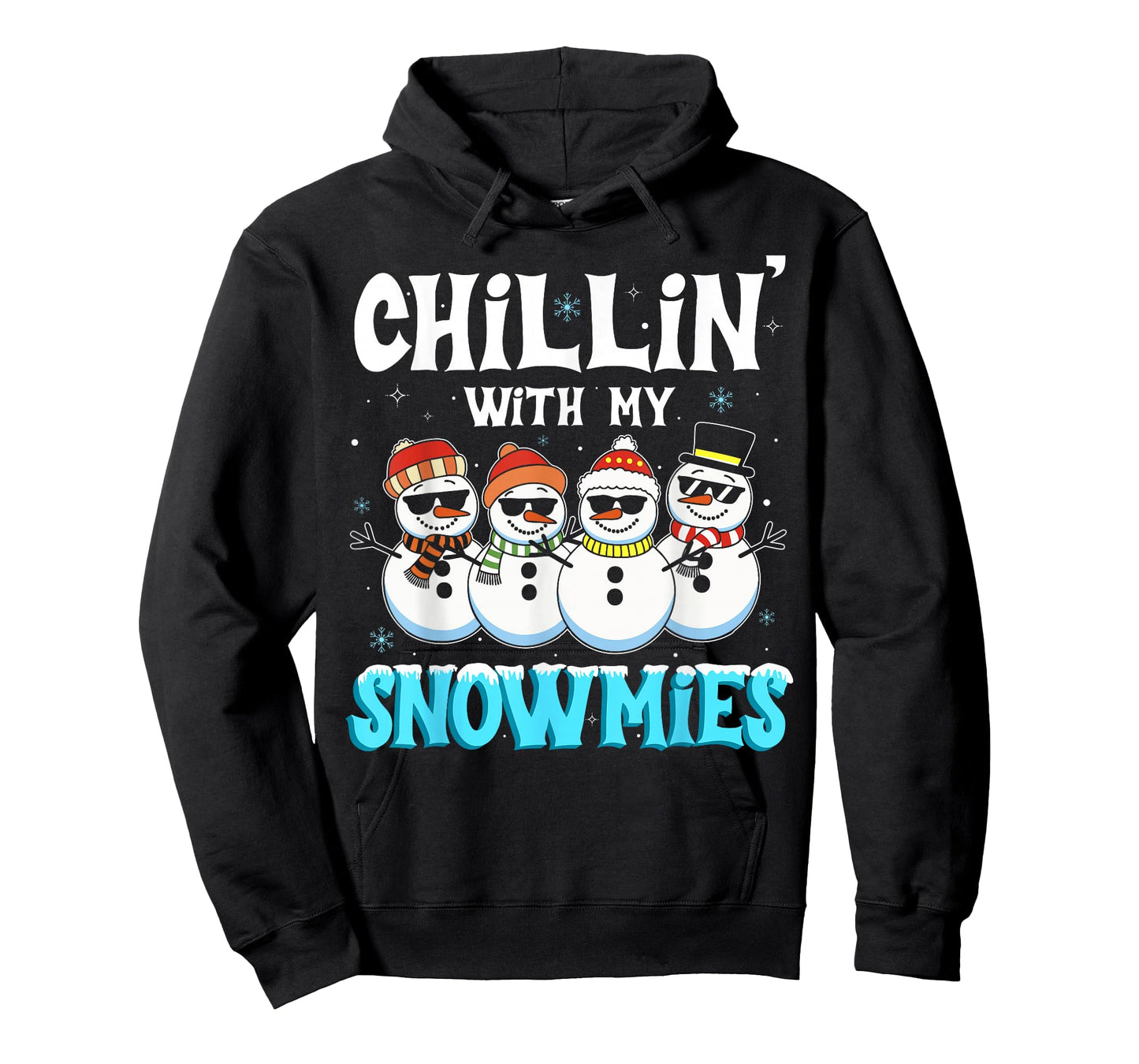 Chillin with My Snowmie Women Christmas Snowman Teacher Snow T-Shirt