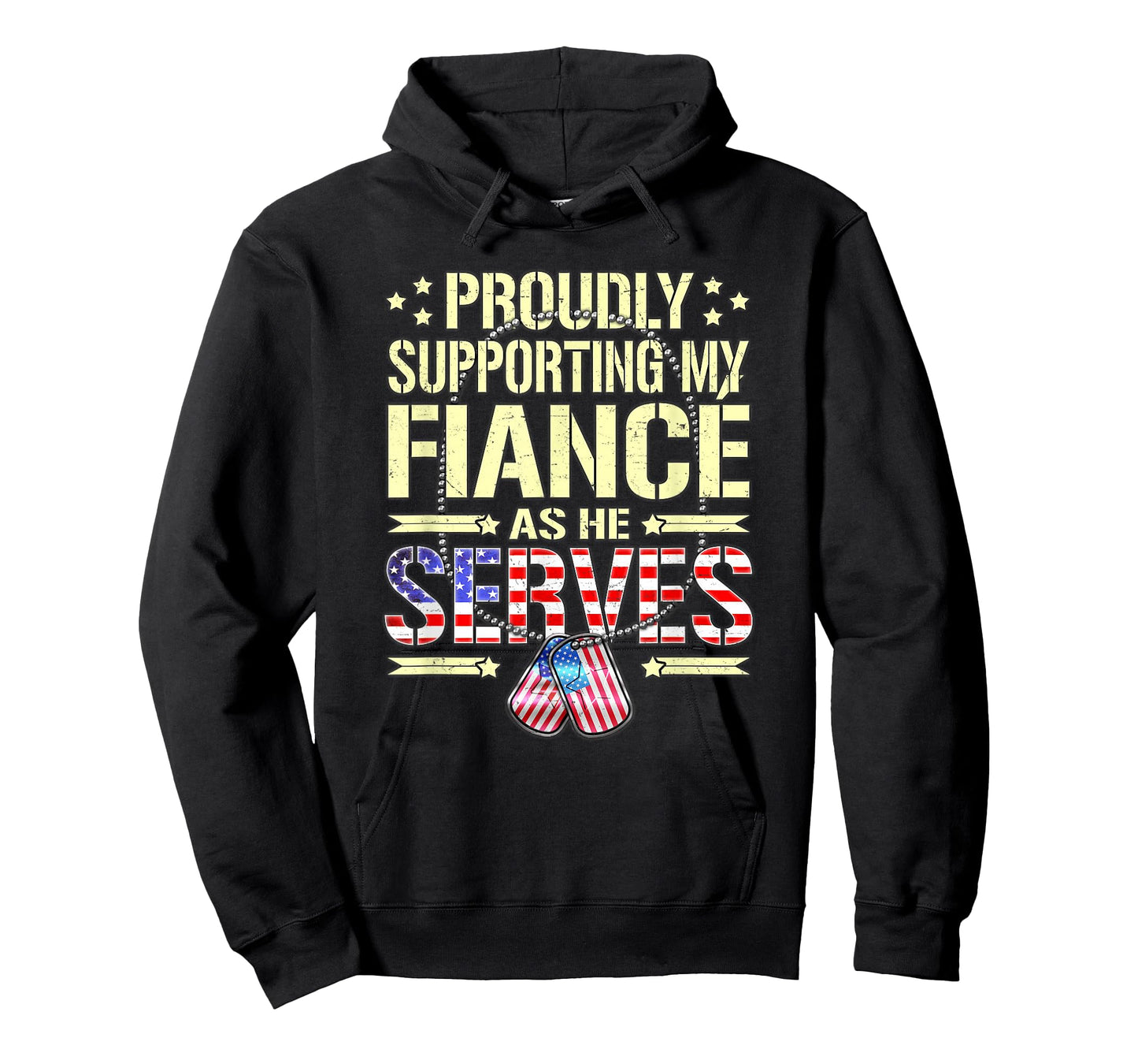 Supporting My Fiance As He Serves - Proud Army Fiancee Shirt T-Shirt