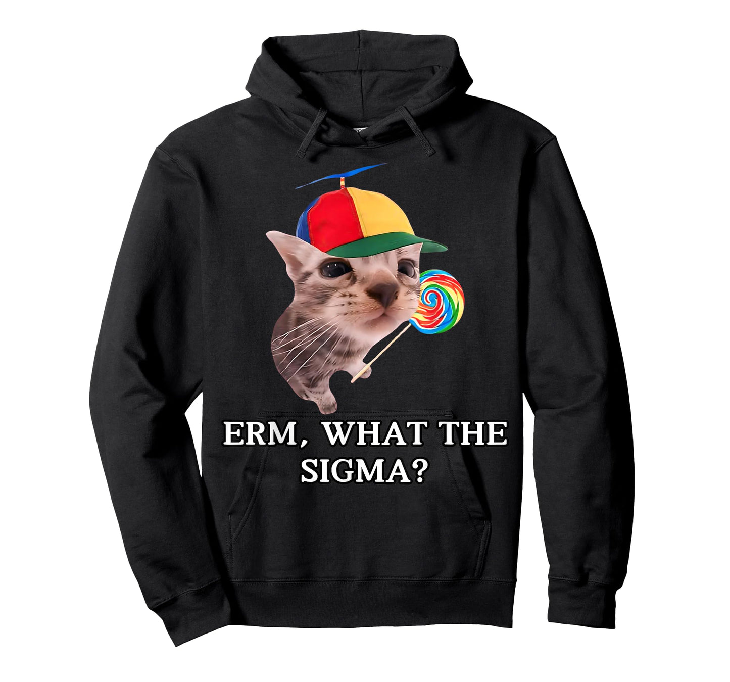 Erm What Sigma Cat Meme Funny Memes Internet Memes Joke Mens T-Shirt