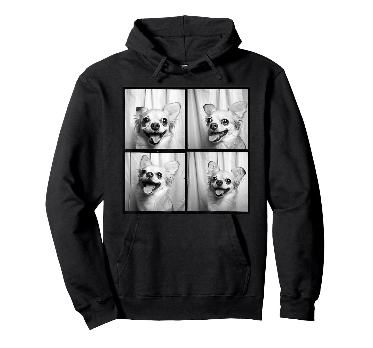 Smiling Chihuahua Face Funny Dog Photoshoot Chihuahua Mom T-Shirt for Men Women Kids