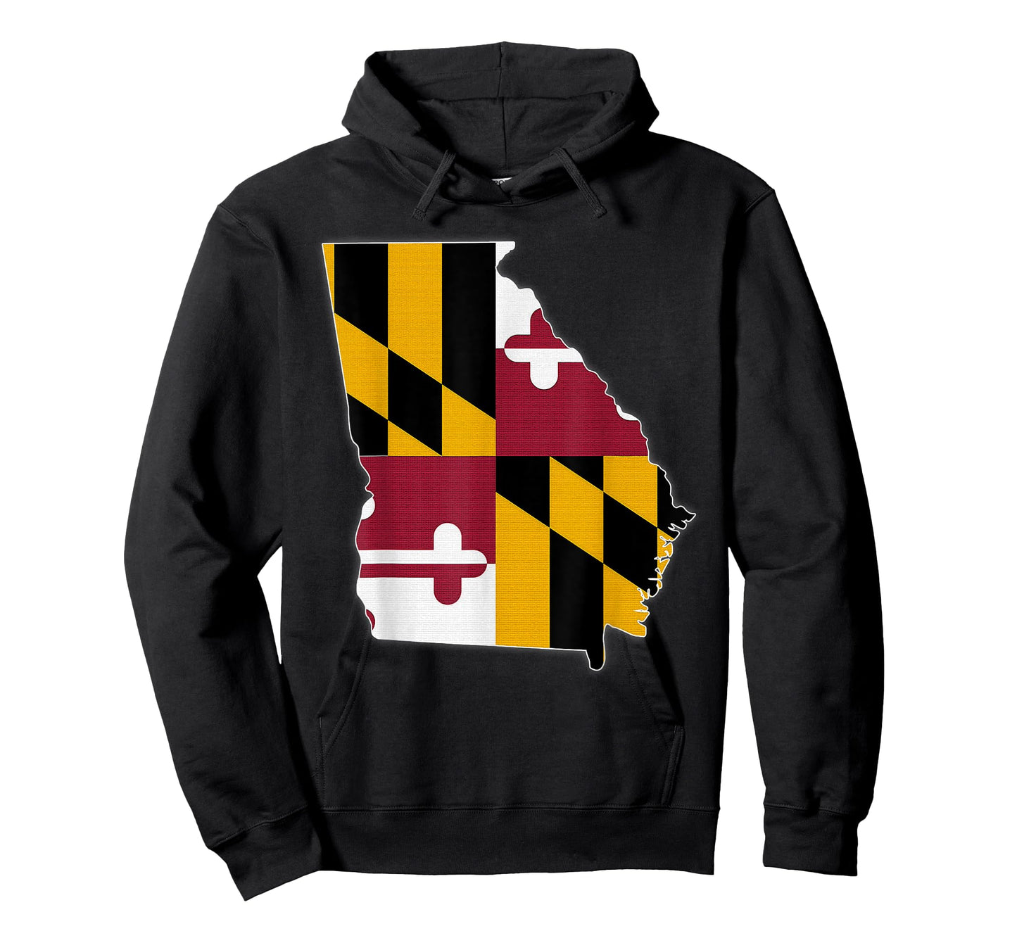 GEORGIA STATE MAP MARYLAND MD Flag Roots Men Women Gift T-Shirt