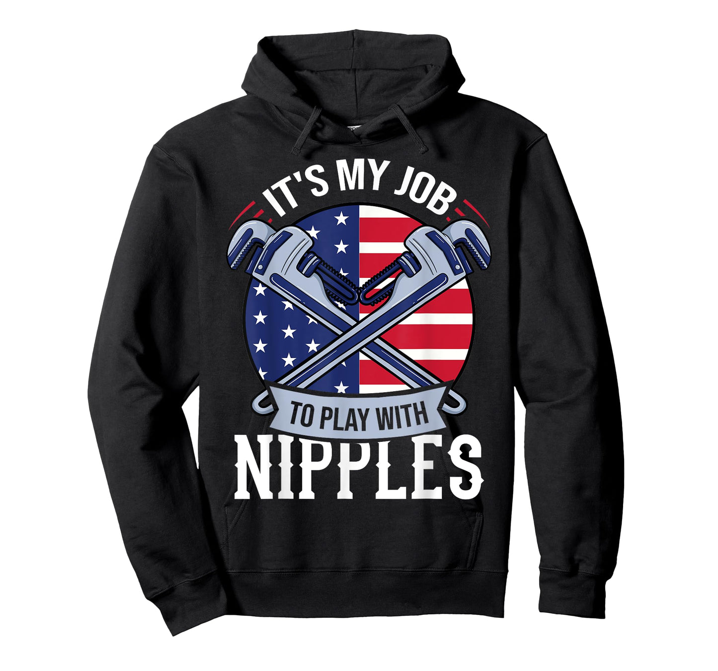 Pipefitter Steamfitter Gift Plumber USA American Flag Women Men T-Shirt