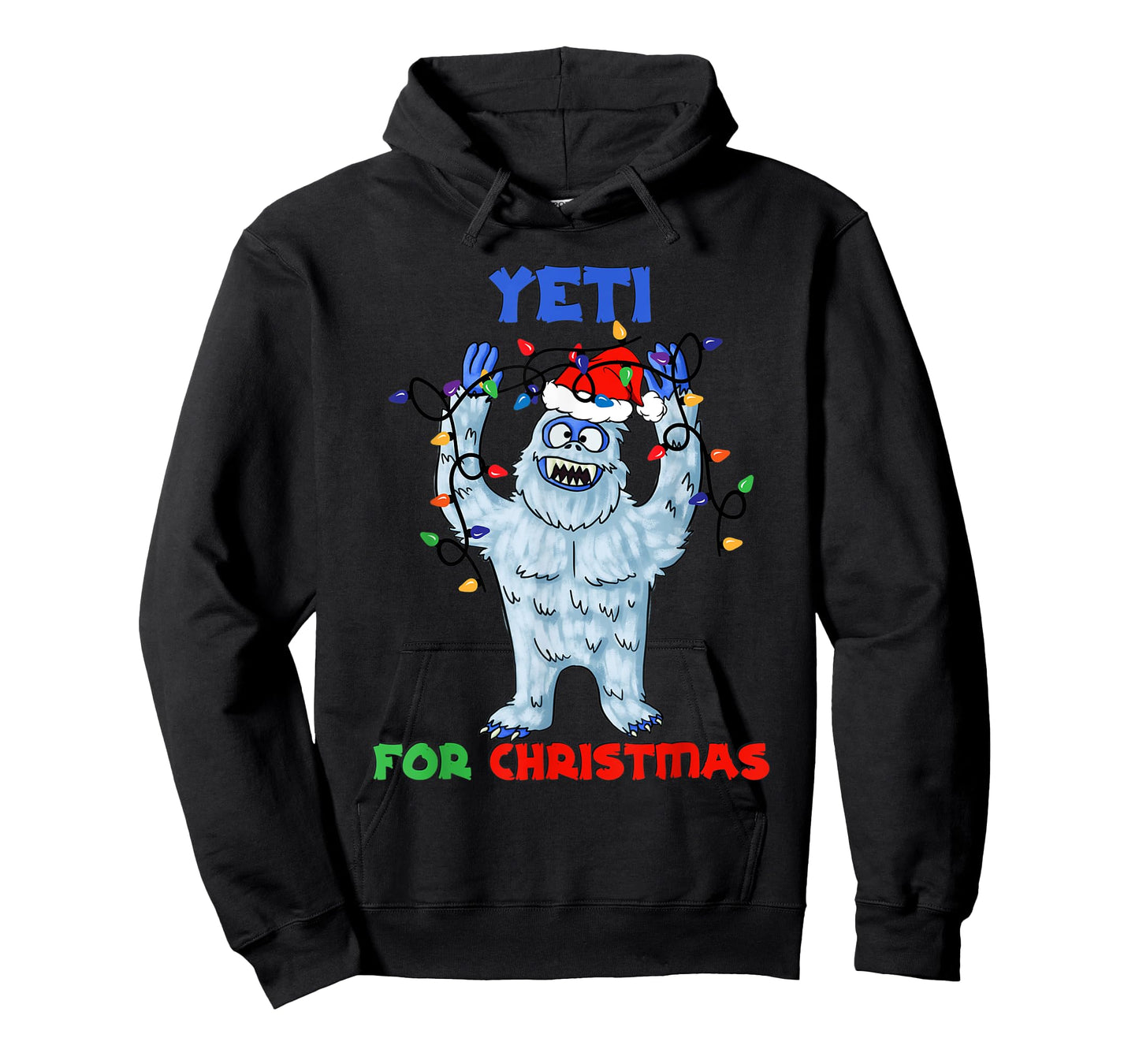 Abominable Snowman Yeti For Christmas Yeti Monster Holiday T-Shirt