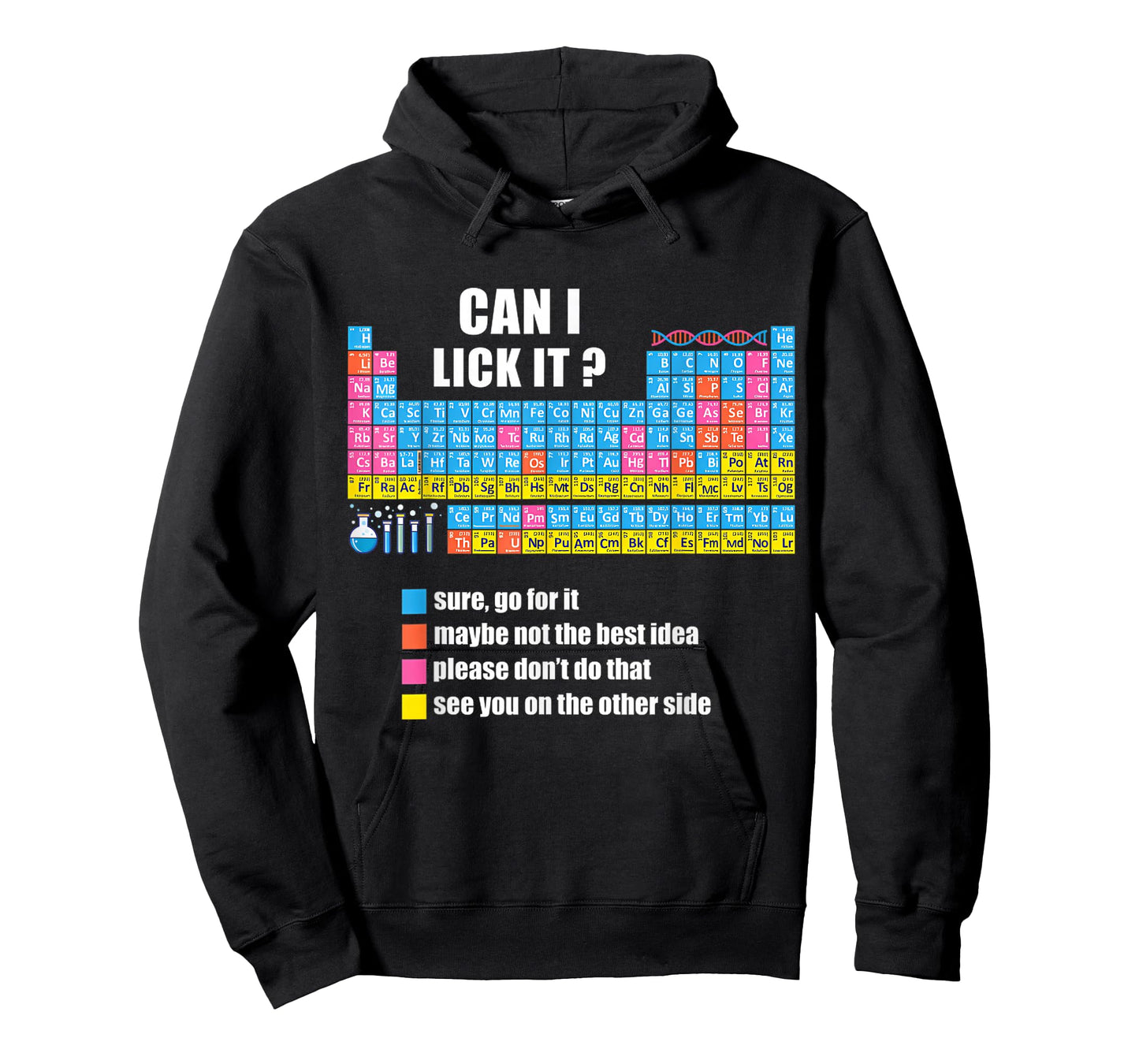 Can I Lick It Periodic Table Chemistry Funny Teachers T-Shirt