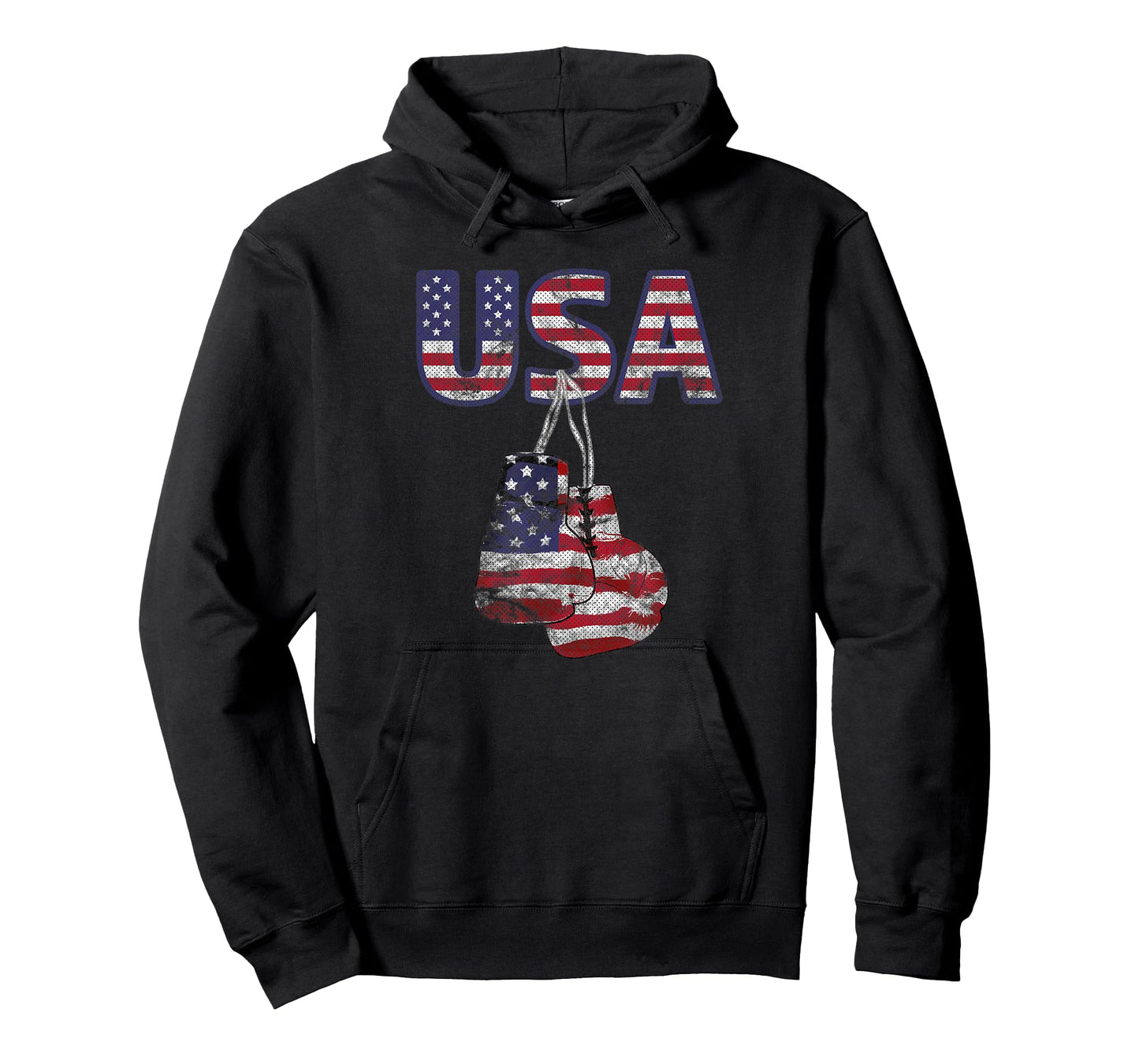 Boxing Gloves T-Shirt American Flag Tee for July 4th T-Shirt