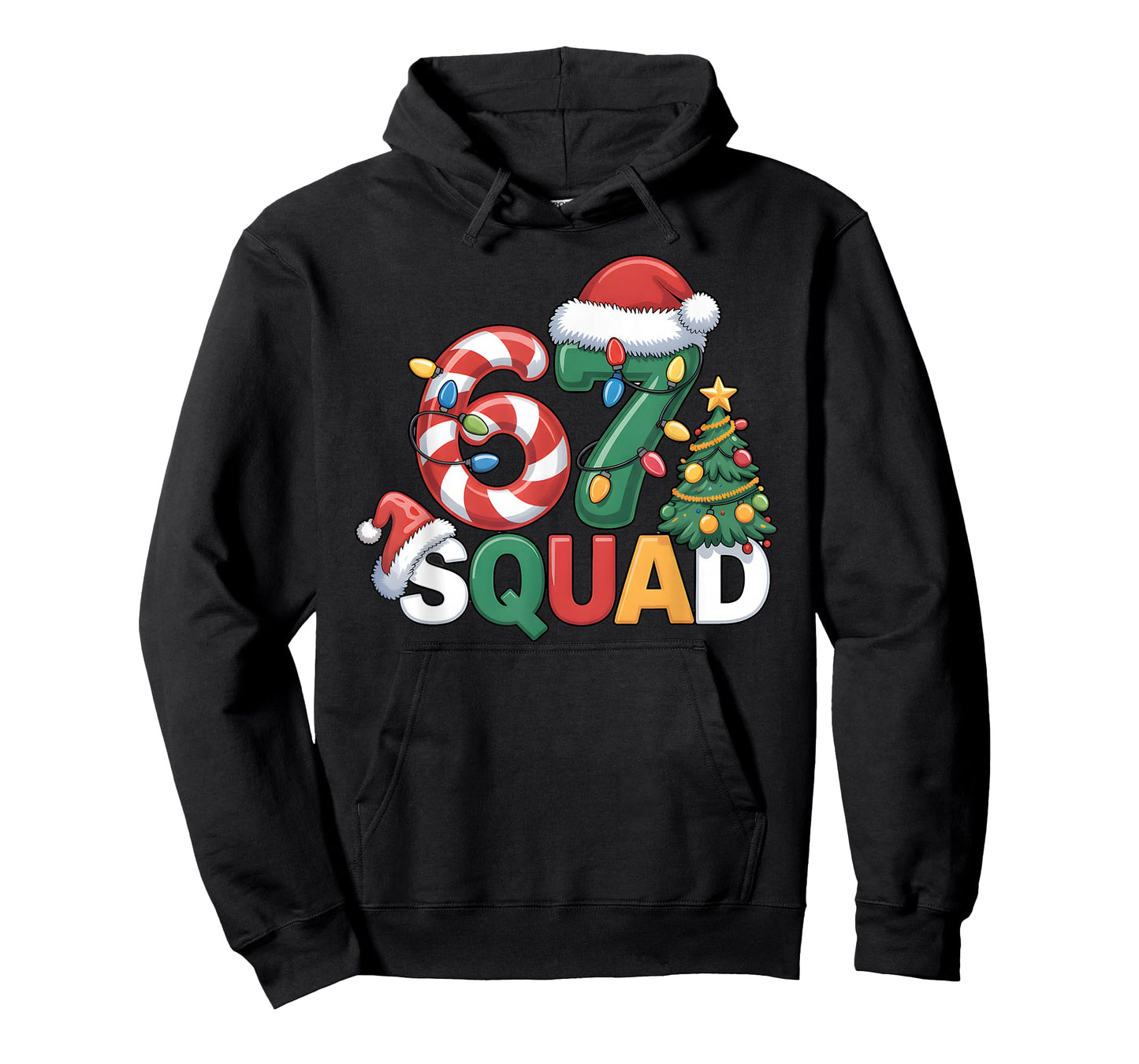 67 Squad Squad Teacher Christmas Design Funny 67 T-Shirt