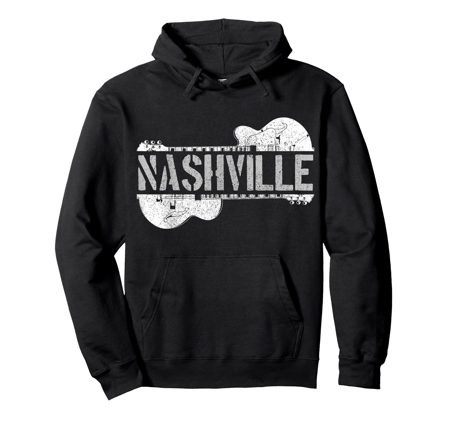 Nashville Country Music USA America Guitar Souvenir T-Shirt