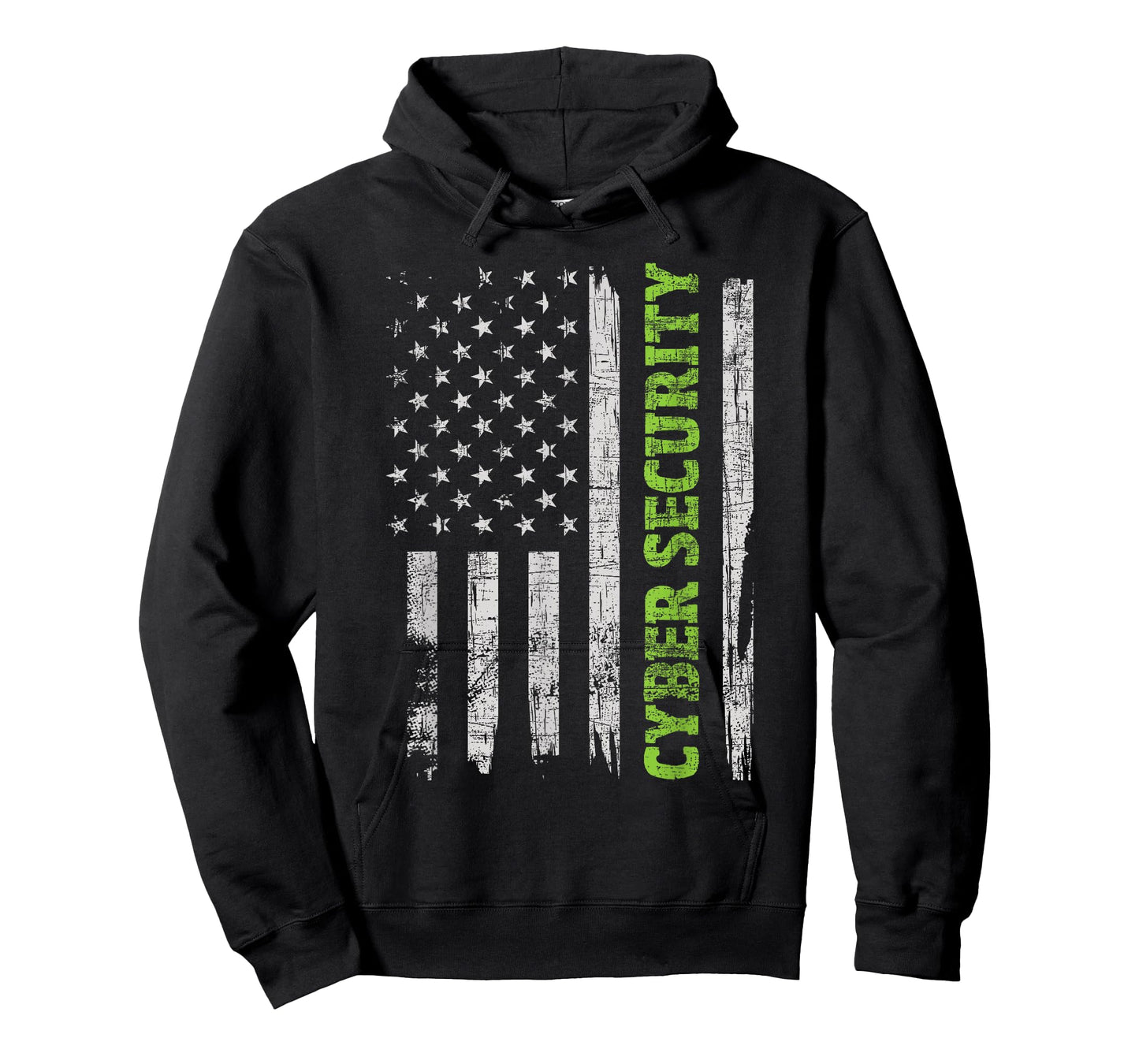 Cybersecurity - USA Flag Computer Engineer Programmer Hacker T-Shirt