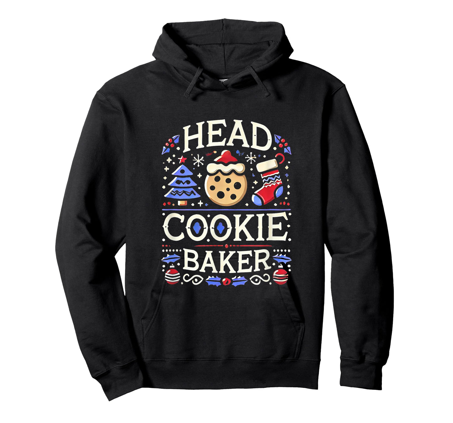 Christmas Head Cookie Baker Xmas Cookie Baking T-Shirt