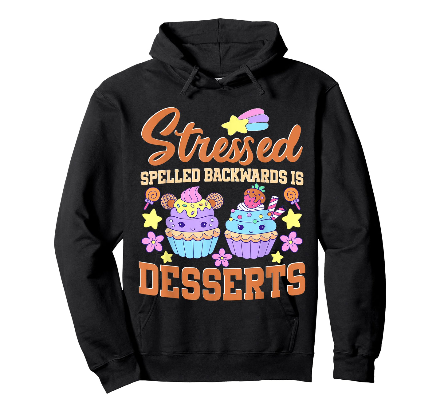 Baking Pastry Chef Stressed Spelled Backwards Is Desserts T-Shirt