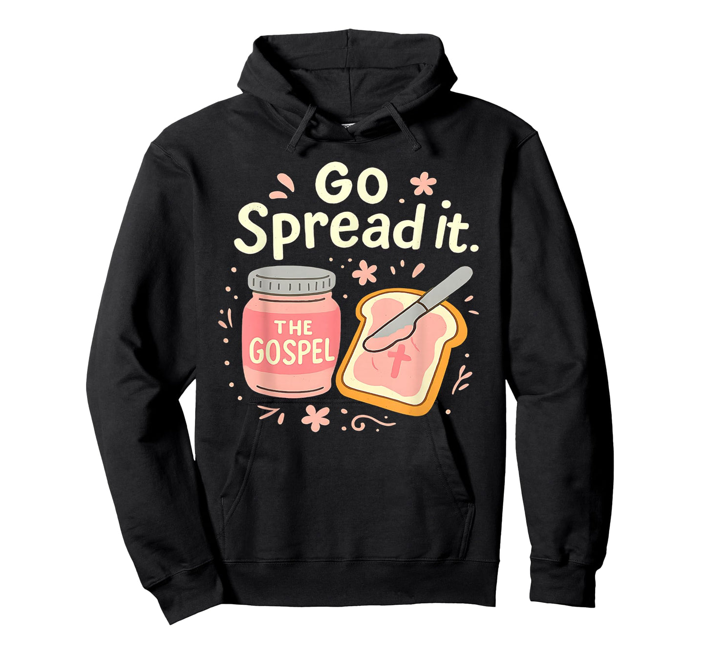 Go Spread It Funny Gospel Pun Christian Faith Religious Art T-Shirt