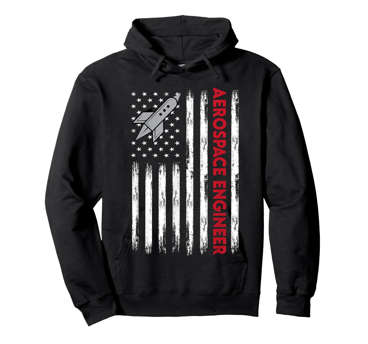 Aerospace Engineer USA Flag Design T-Shirt