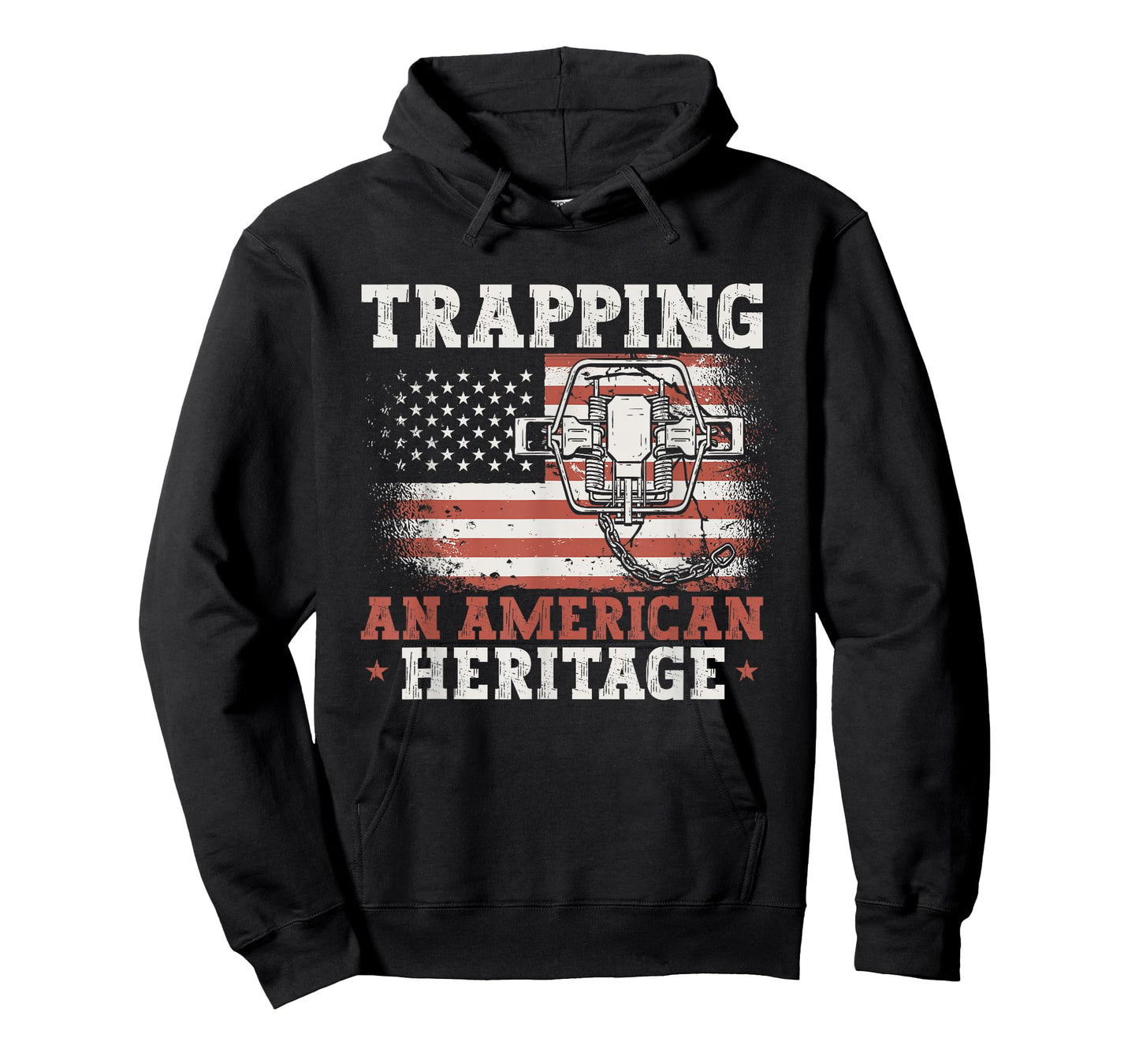 Trapping An American Heritage Trap Hunting Trapper T-Shirt