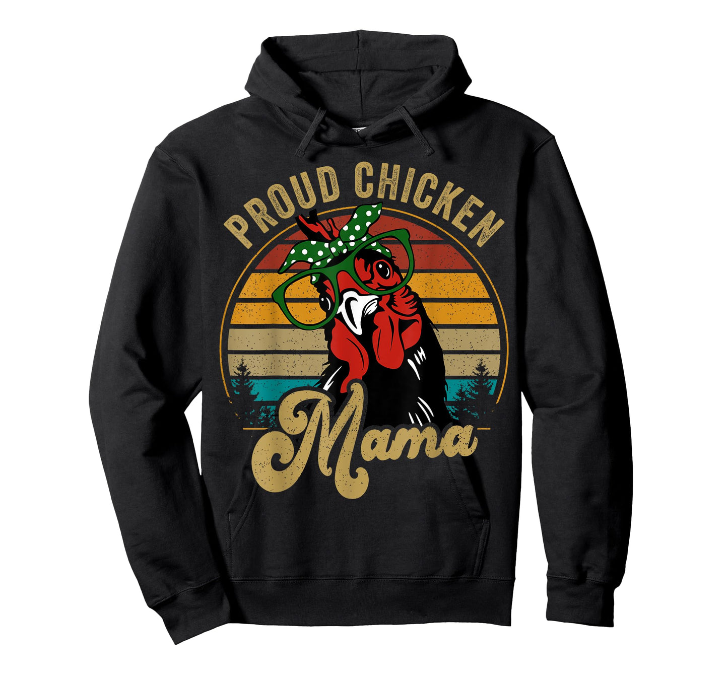 Chicken-Shirt Proud Chicken Mama Hen Mom Farmer Vintage T-Shirt