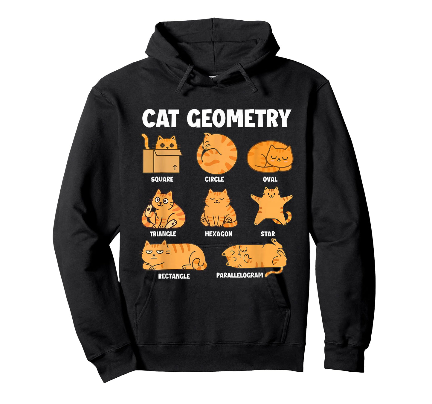 Cat Geometry - Cat Lover Kitten Owner Kitty Cat Dad T-Shirt