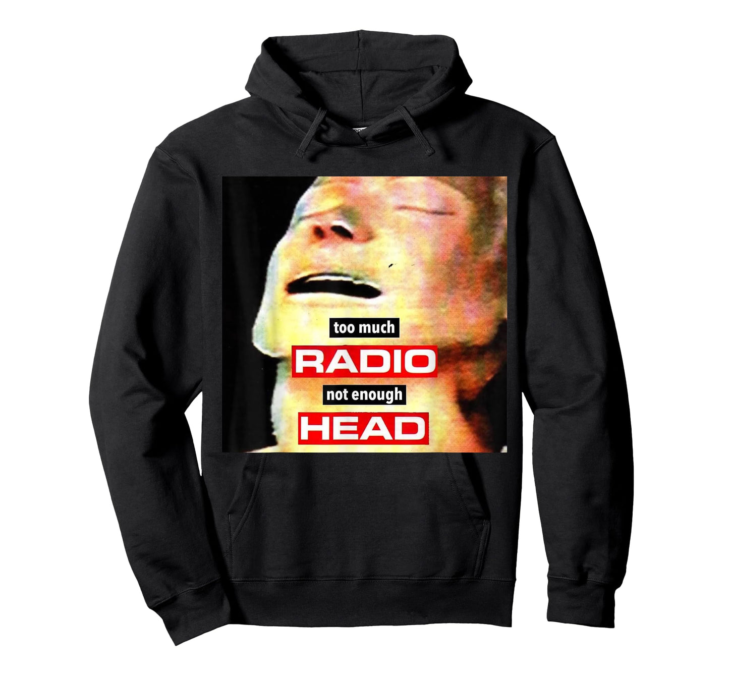 Too Much Radio Not Enough Head Meme T-Shirt