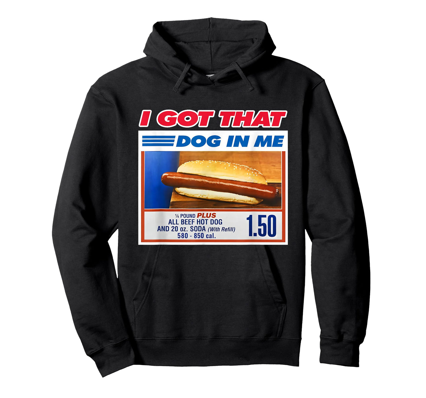 Retro Vintage I Got That Dog in Me Funny Hotdog Men Women T-Shirt