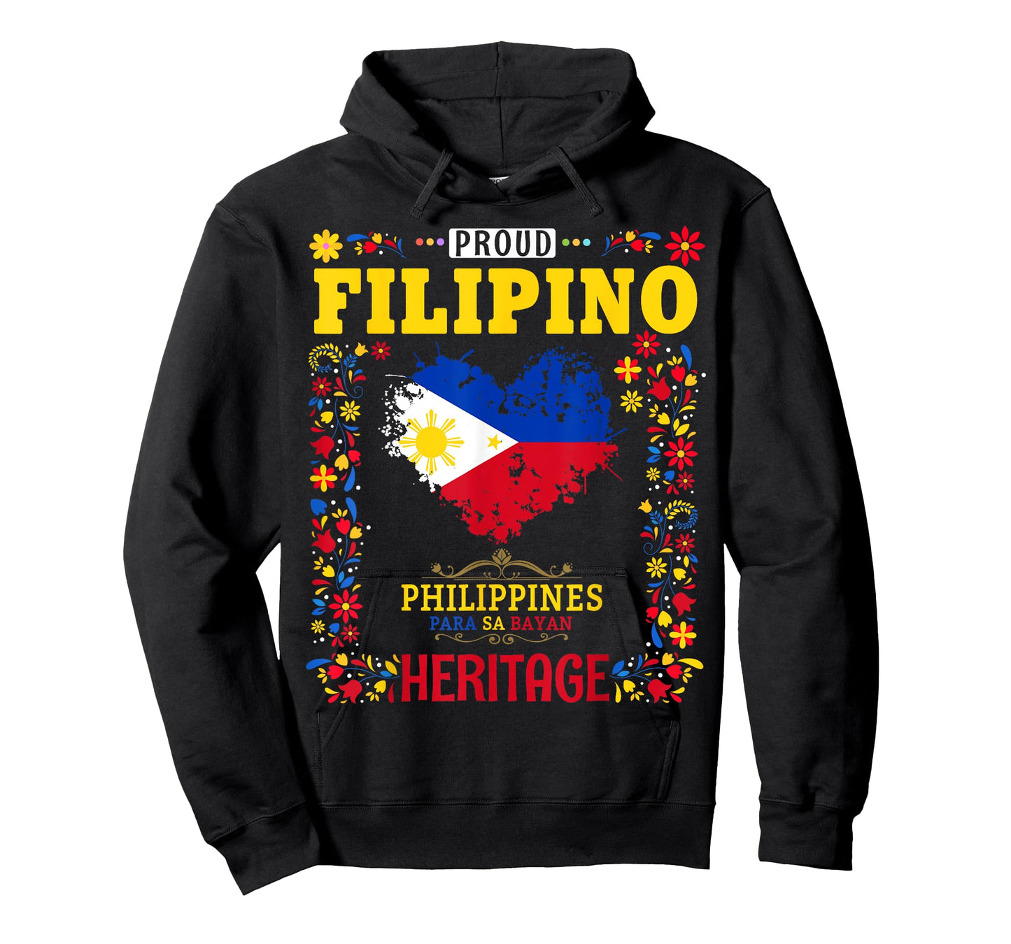 Filipino Heritage Flag Outfit Idea for Kids Philippines Flag T-Shirt