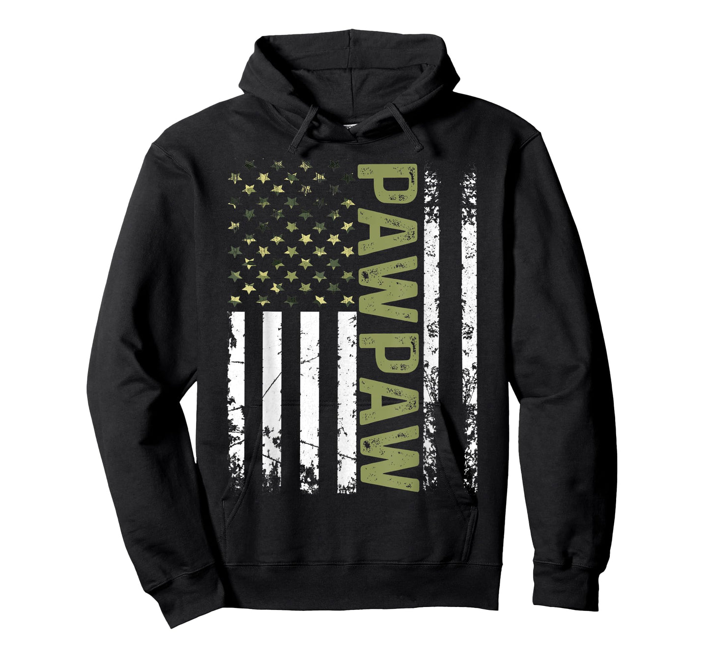 Cool Pawpaw American Patriotic USA Flag Father's Day T-Shirt for Men