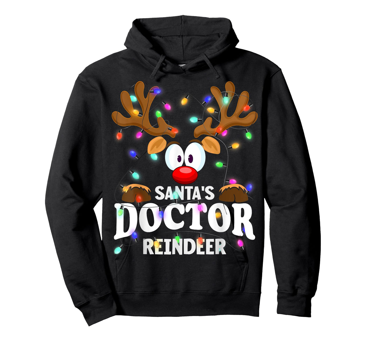 Christmas Men Women Santa's Doctor Reindeer T-Shirt