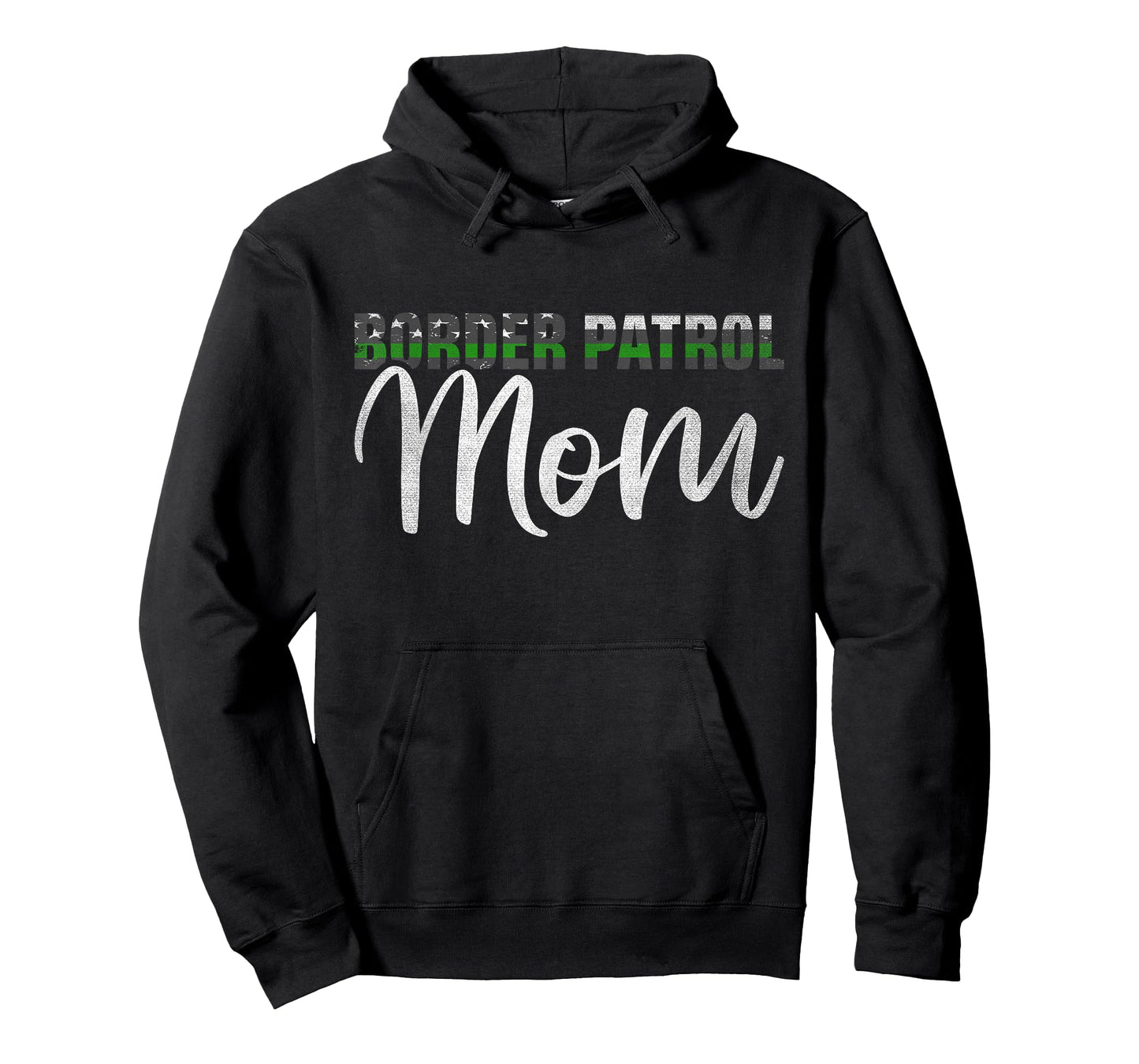 US Flag Border Patrol Mom T-Shirt