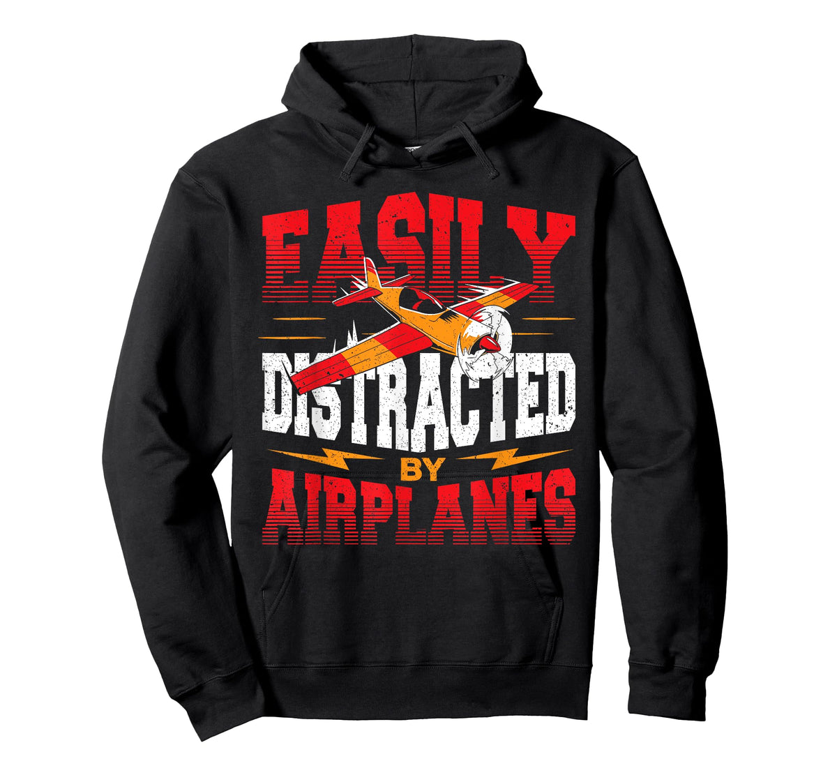 Easily Distracted by Airplanes Pilot Aviation T-Shirt