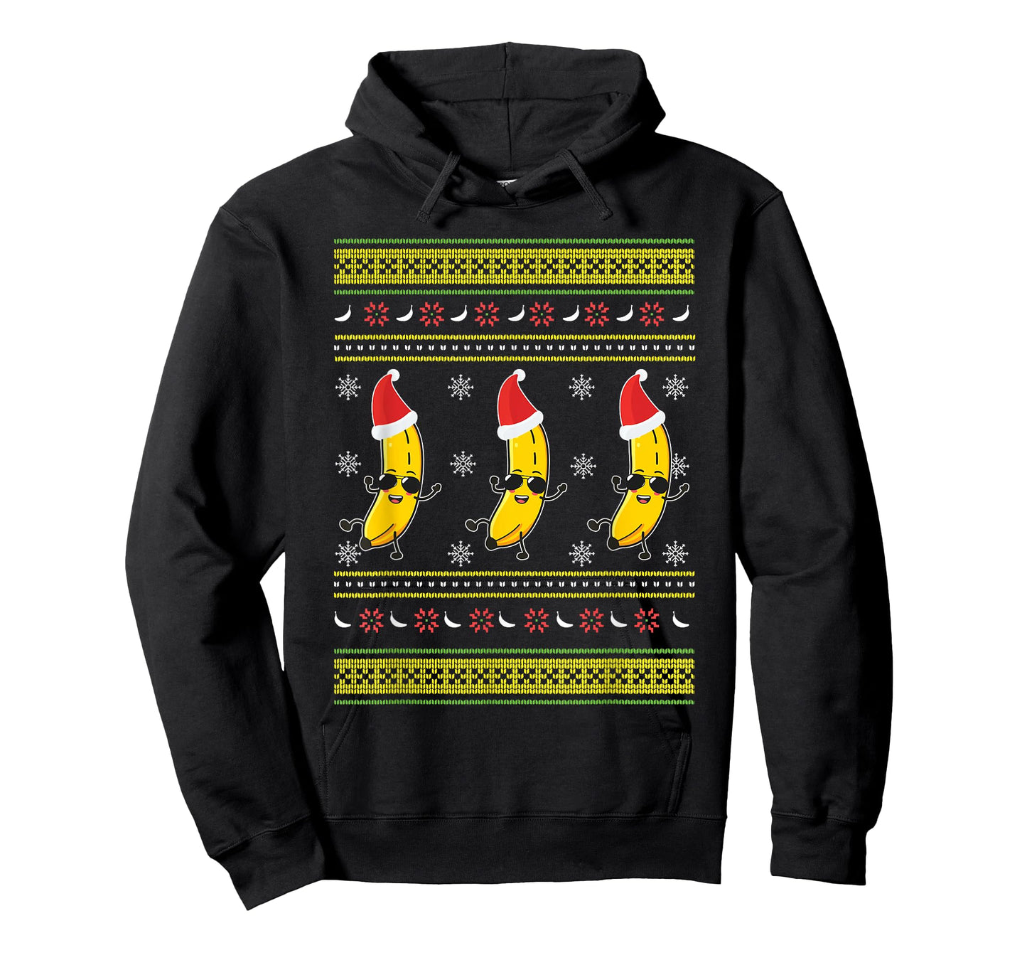 All I Want For Christmas Is Bananas Ugly Xmas For Banana Fan T-Shirt