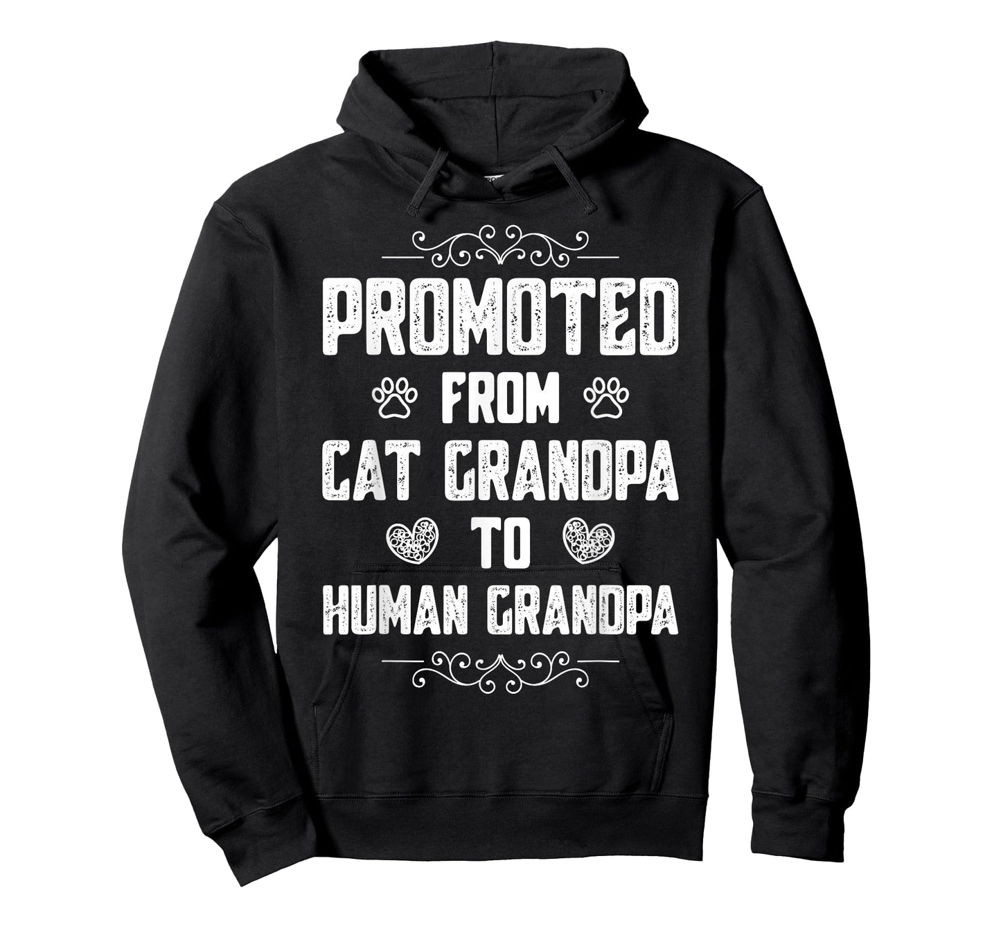 Promoted from Cat Grandpa to Human Grandpa T-Shirt