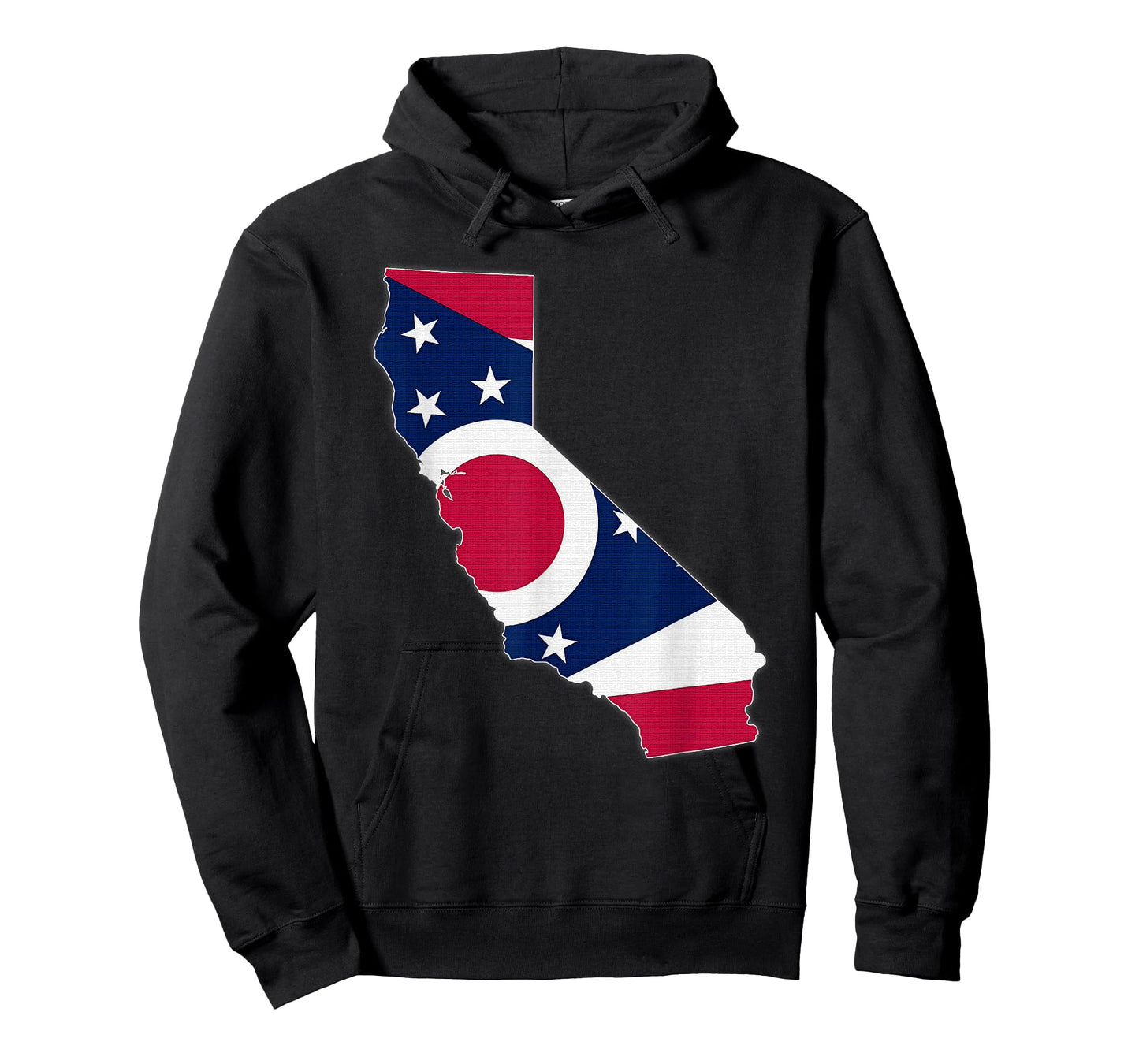CALIFORNIA STATE MAP OHIO OH Flag Roots Men Women Gift T-Shirt