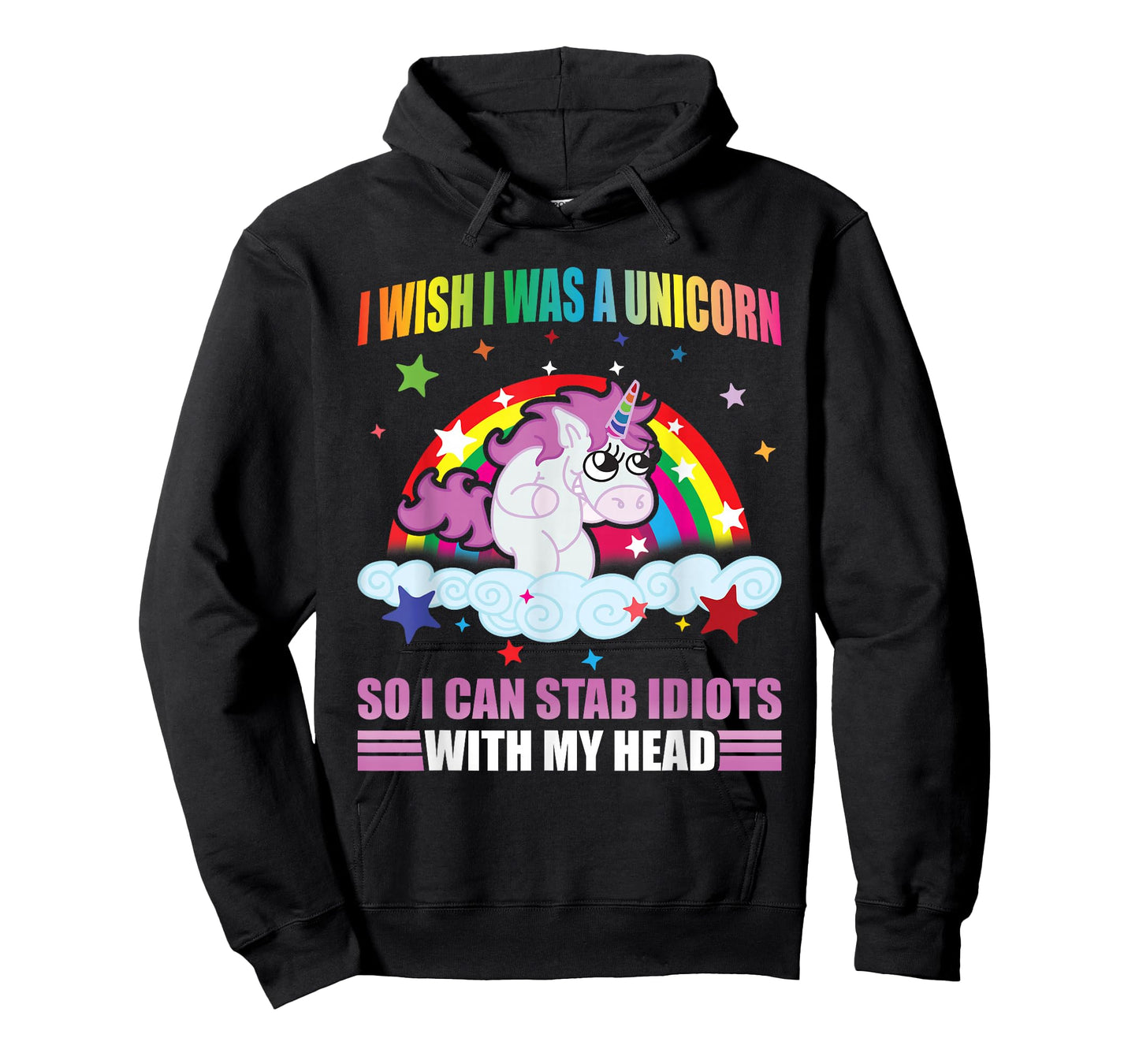 I Wish I Was A Unicorn Funny Unicorn I Hate People Unicorns T-Shirt