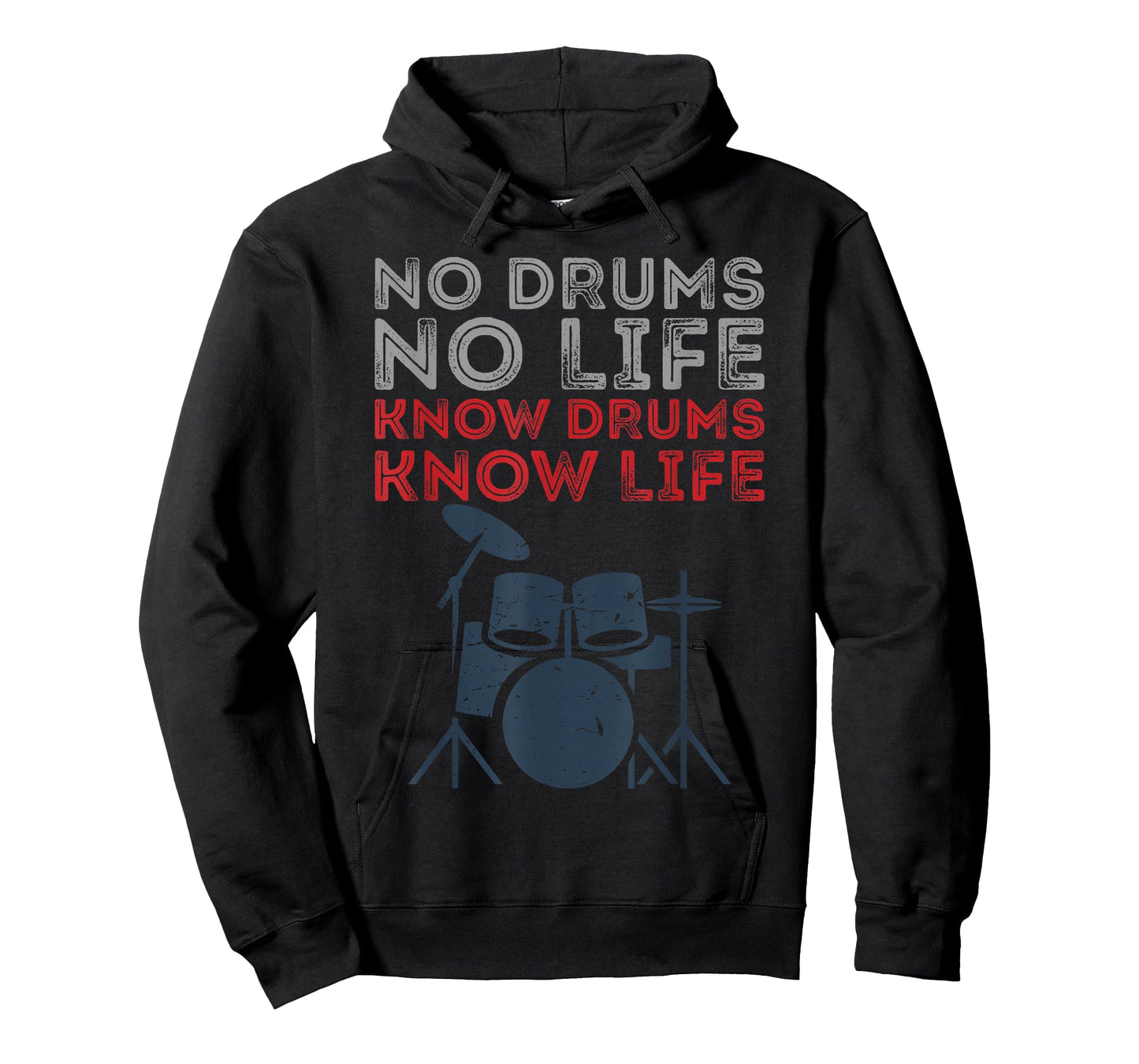 No Drums No Life Musician Gift Fun T-Shirt