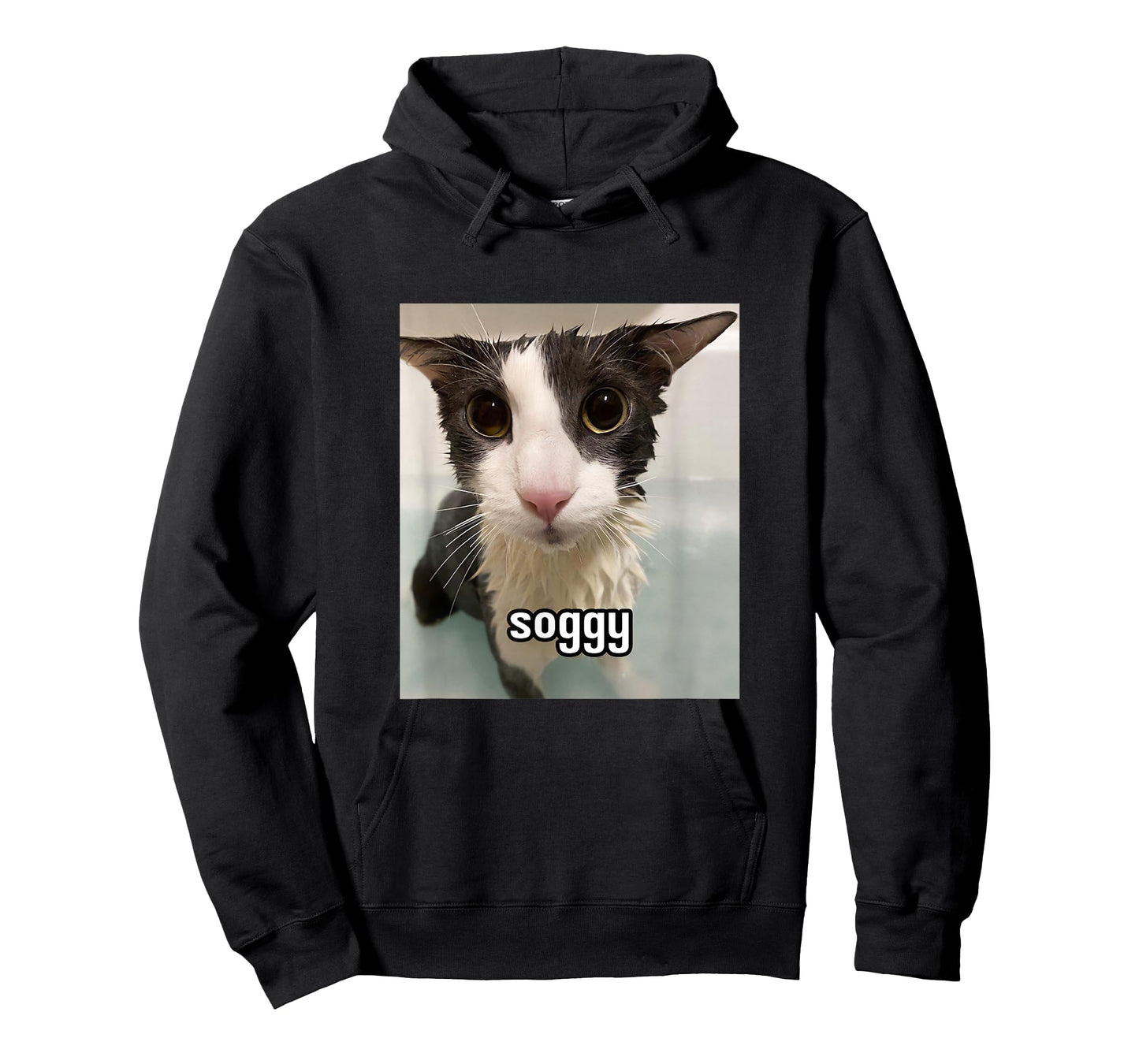 Silly Soggy Cat Meme T-Shirt
