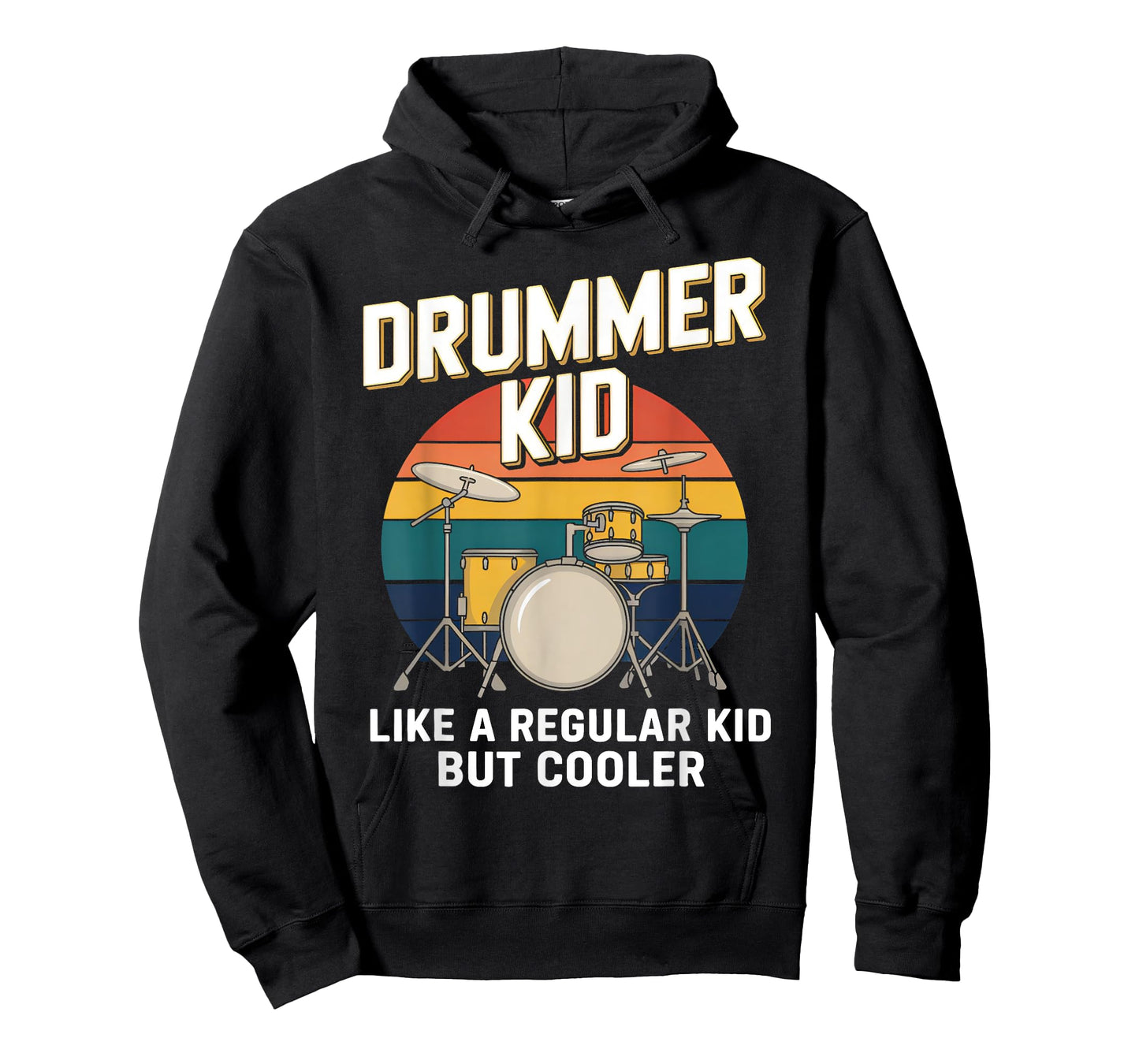 Funny Drummer Kid Drumming Percussionist Drums Kids Boys T-Shirt