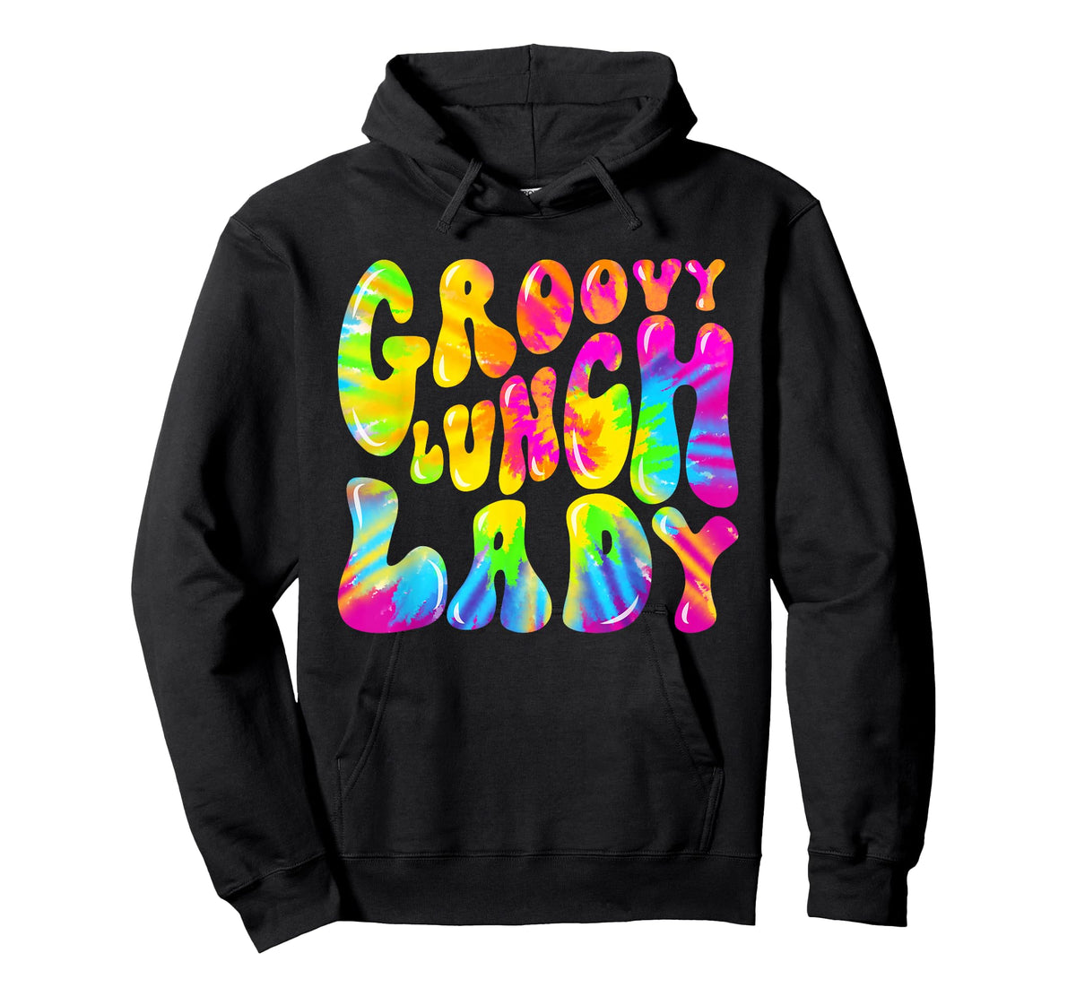 Groovy Lunch Lady Shirt, Cafeteria Canteen Tie Dye Groovy T-Shirt