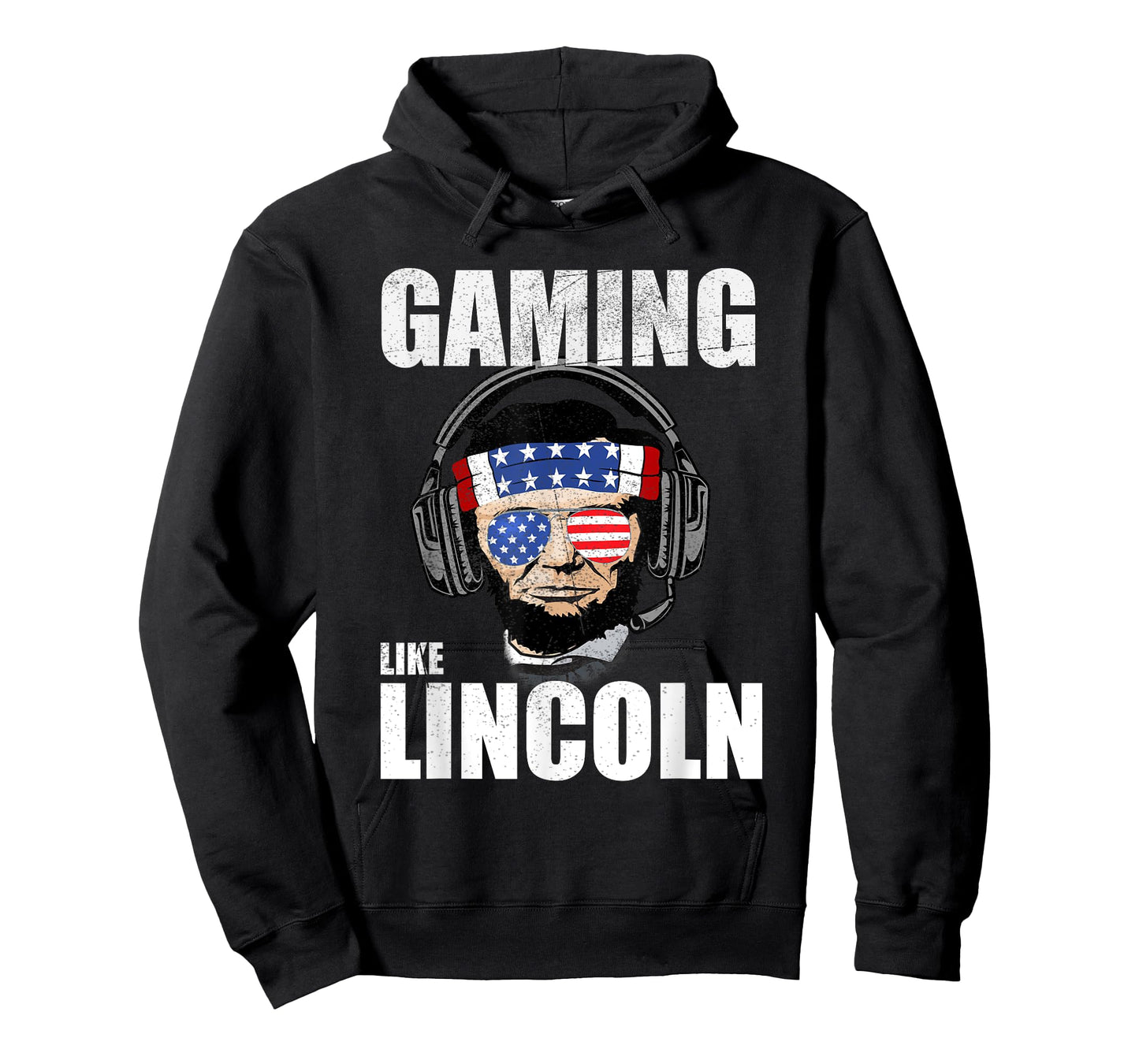 4th of July Gaming Like Lincoln Funny Abe Lincoln Gamer Meme T-Shirt
