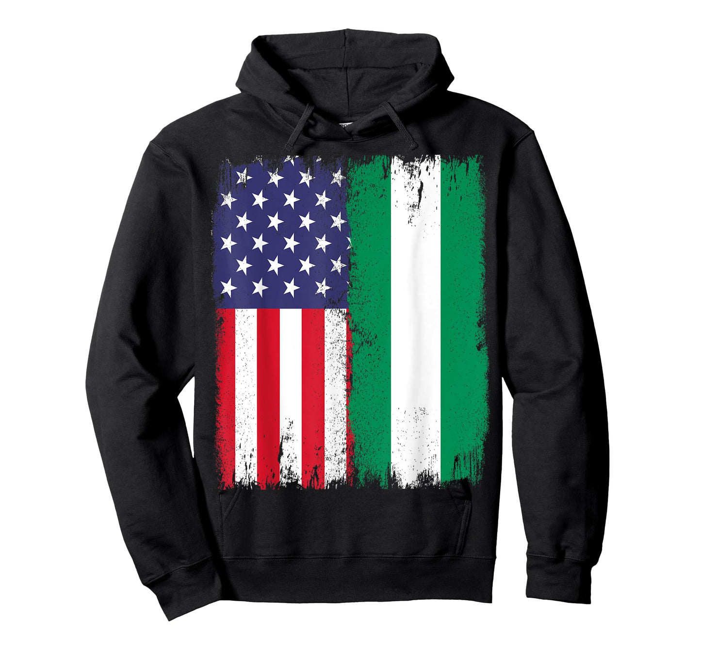 Nigeria Nigerian American Flag USA Nigeria African American T-Shirt