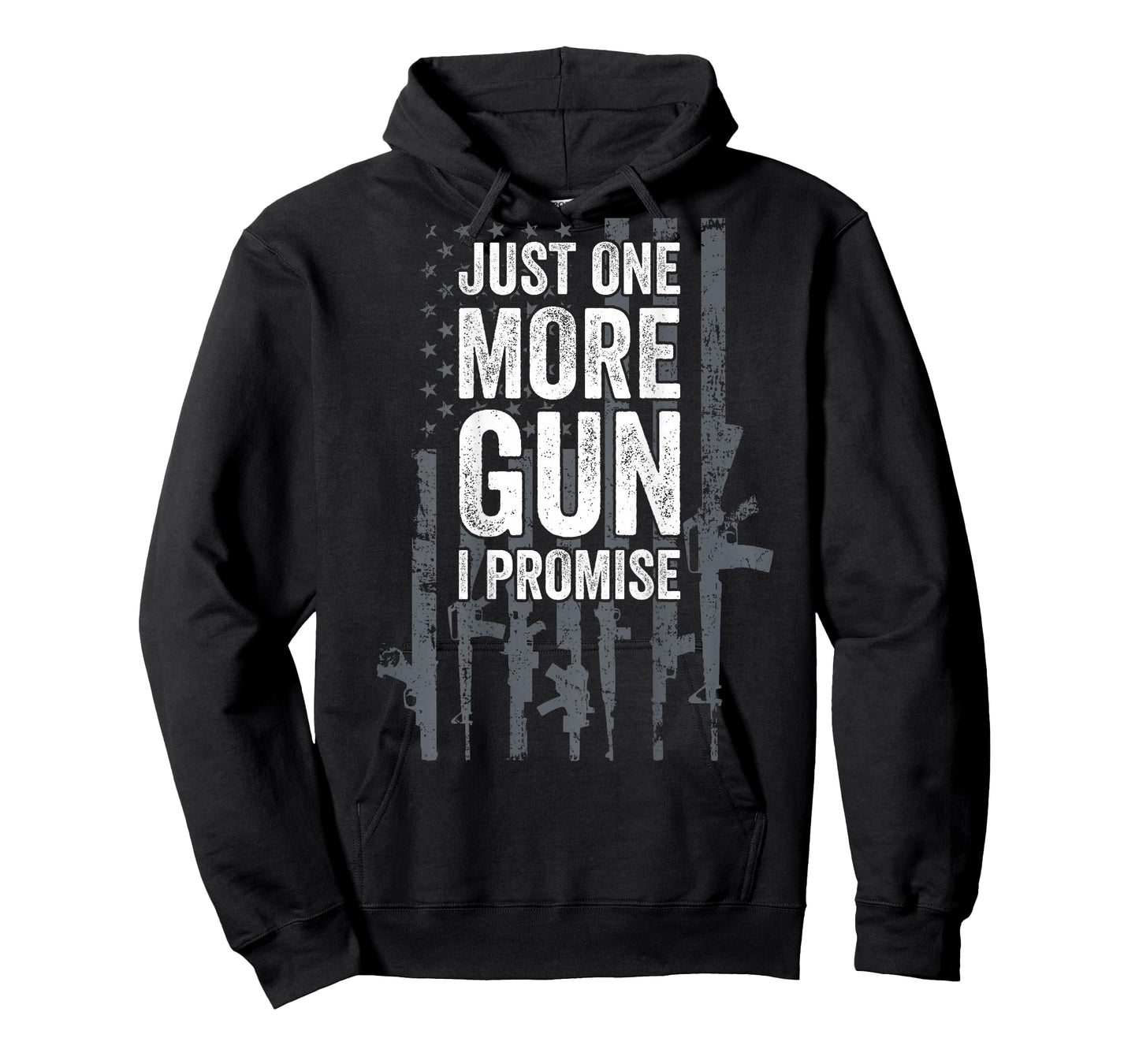 Just One More Gun I Promise Funny Guns Lover Gift - ON Back T-Shirt Small