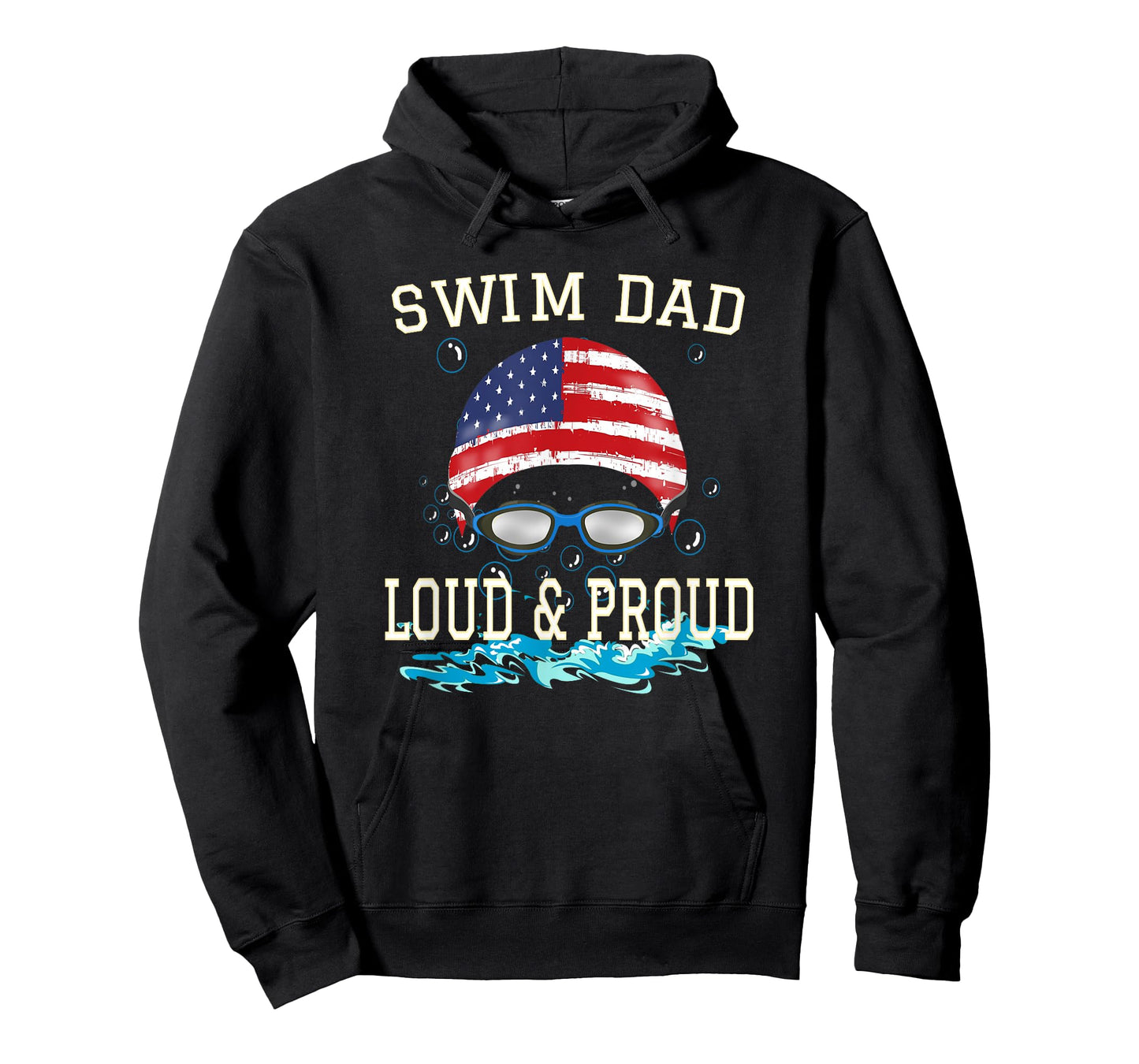 Swim Dad T shirt Funny Swimming Swimmer Cheer Dad Gift Tee