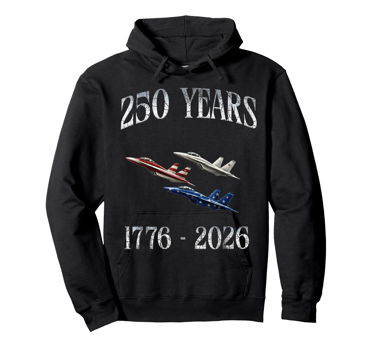 Fighter Jets Flag 250 Years 1776-2026 250th Birthday T-Shirt
