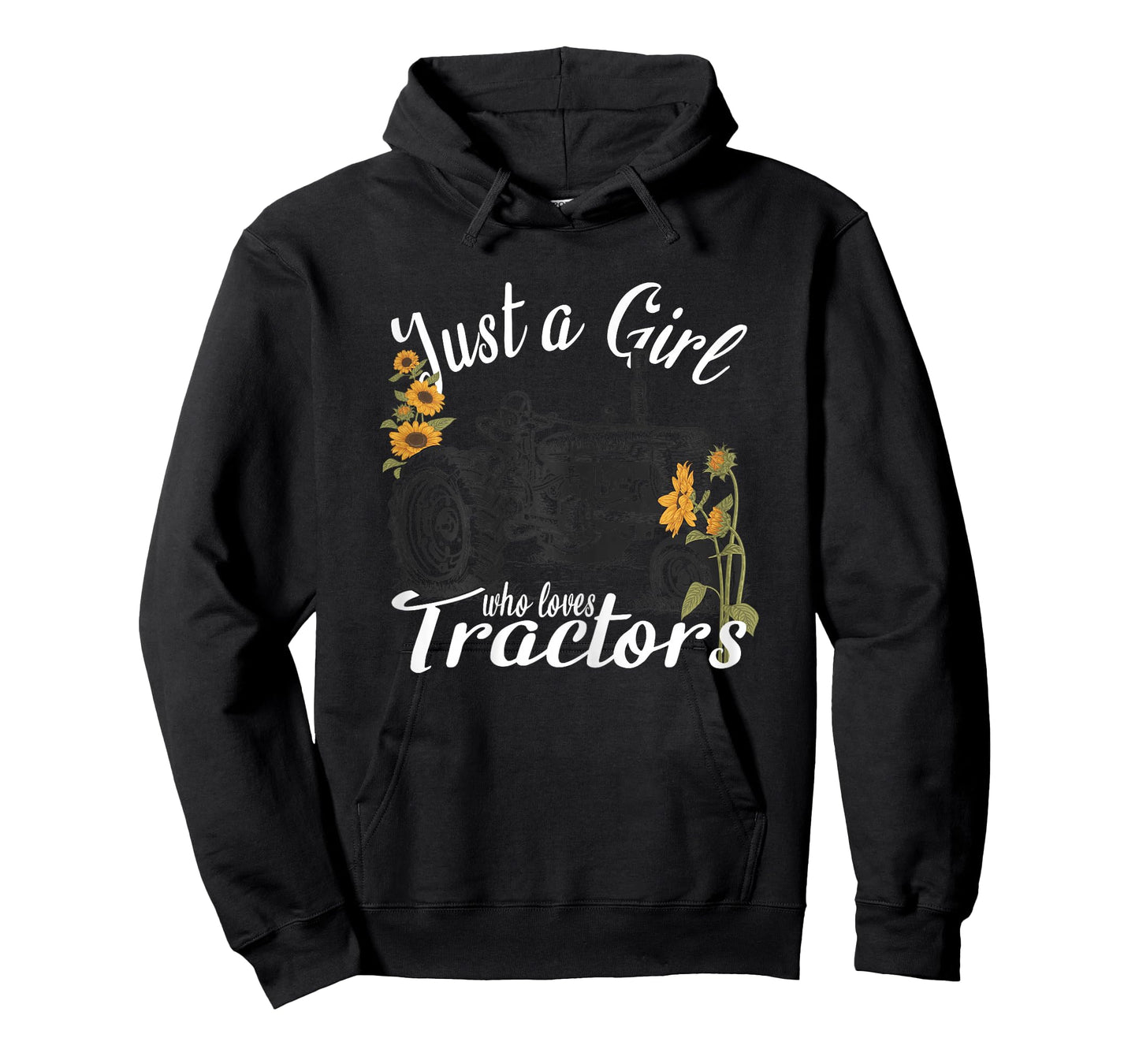 Farms Lovers Girls Tractors - Just A Girl Who Loves Tractors T-Shirt