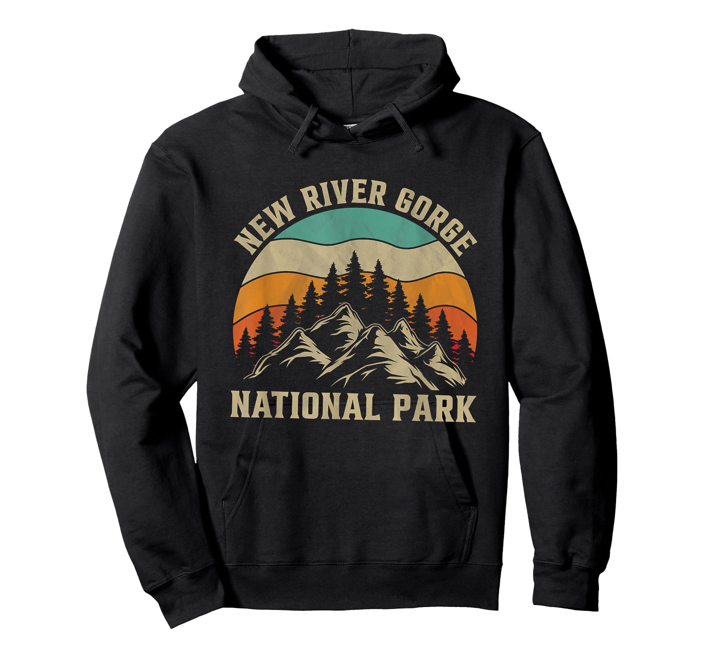 Retro Vintage Graphic New River Gorge National Park T-Shirt
