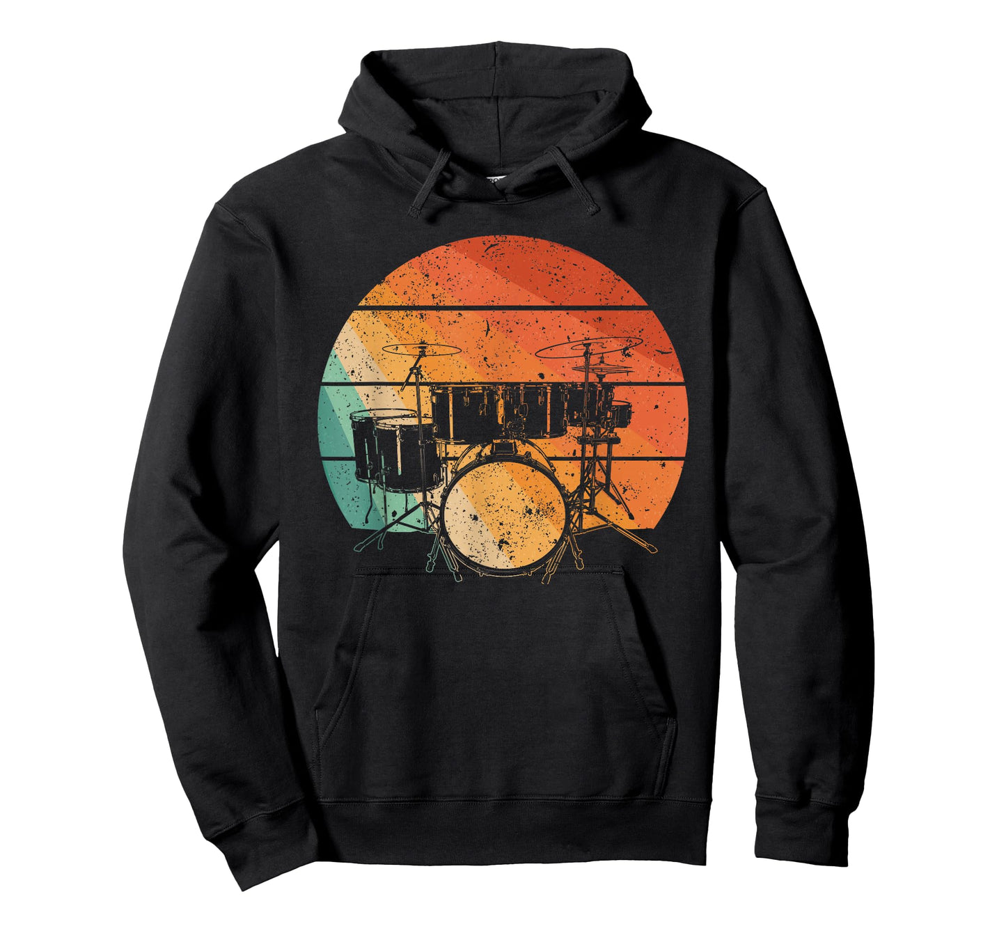 Cool Drummer Design for Men Women Drumming Drum Set Drummer T-Shirt