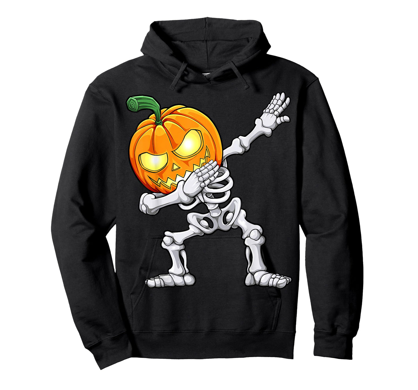 Halloween Boys Dabbing Skeleton Scary Pumpkin Jack O Lantern T-Shirt