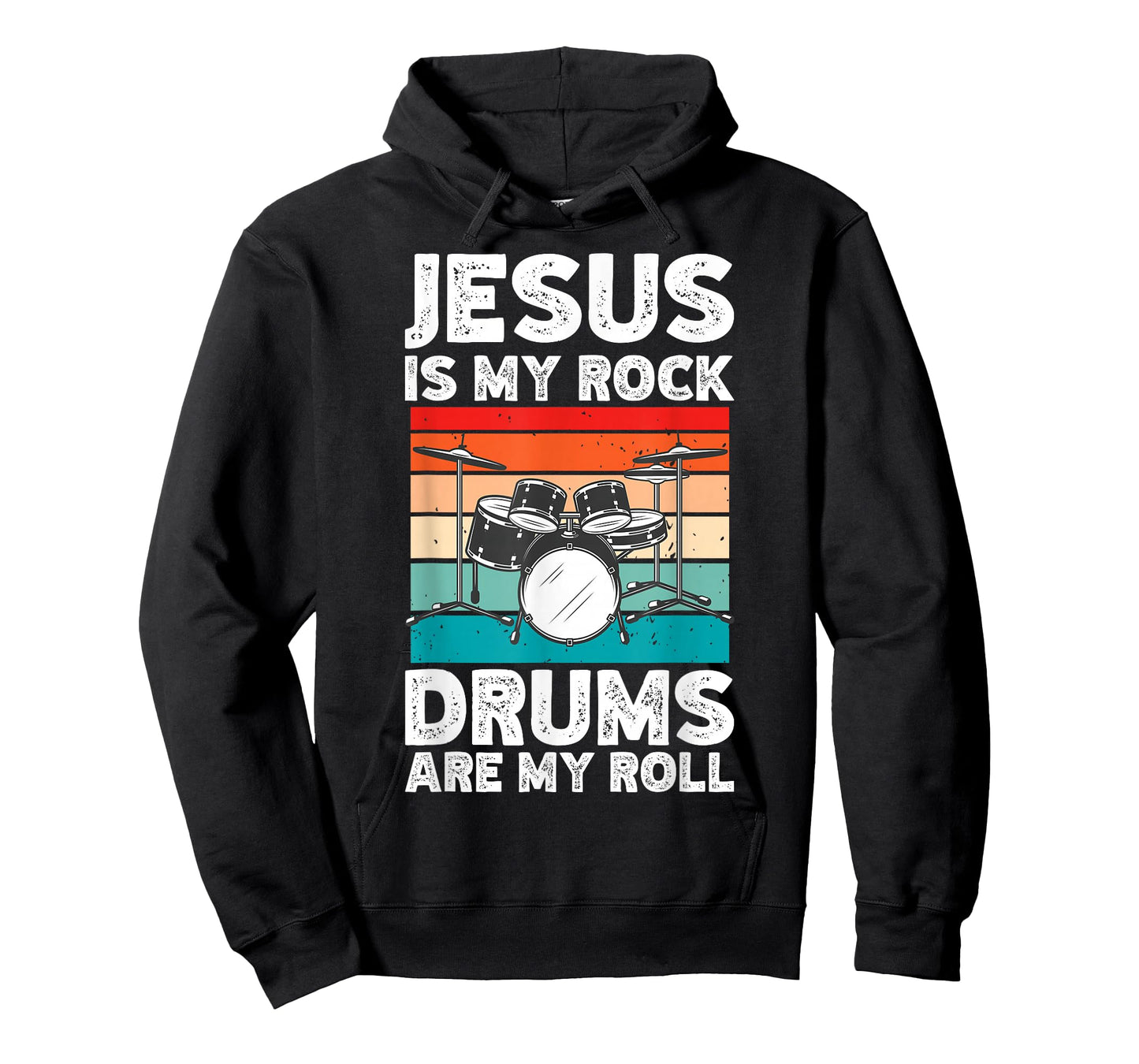 Drummer Jesus Drumming Drums Percussion Faith Christian T-Shirt