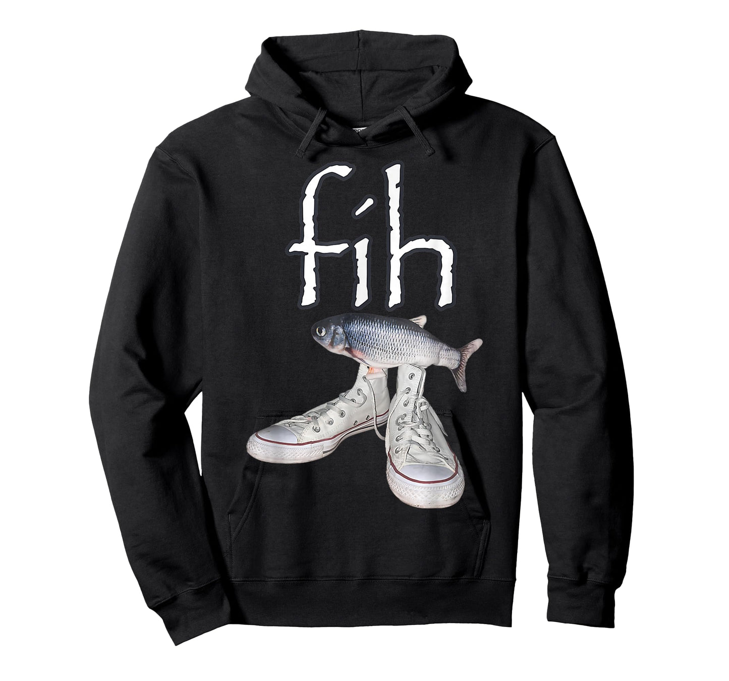 Fih Shoes Fish Funny Misspelled Fish Meme Fih Calling Humor T-Shirt