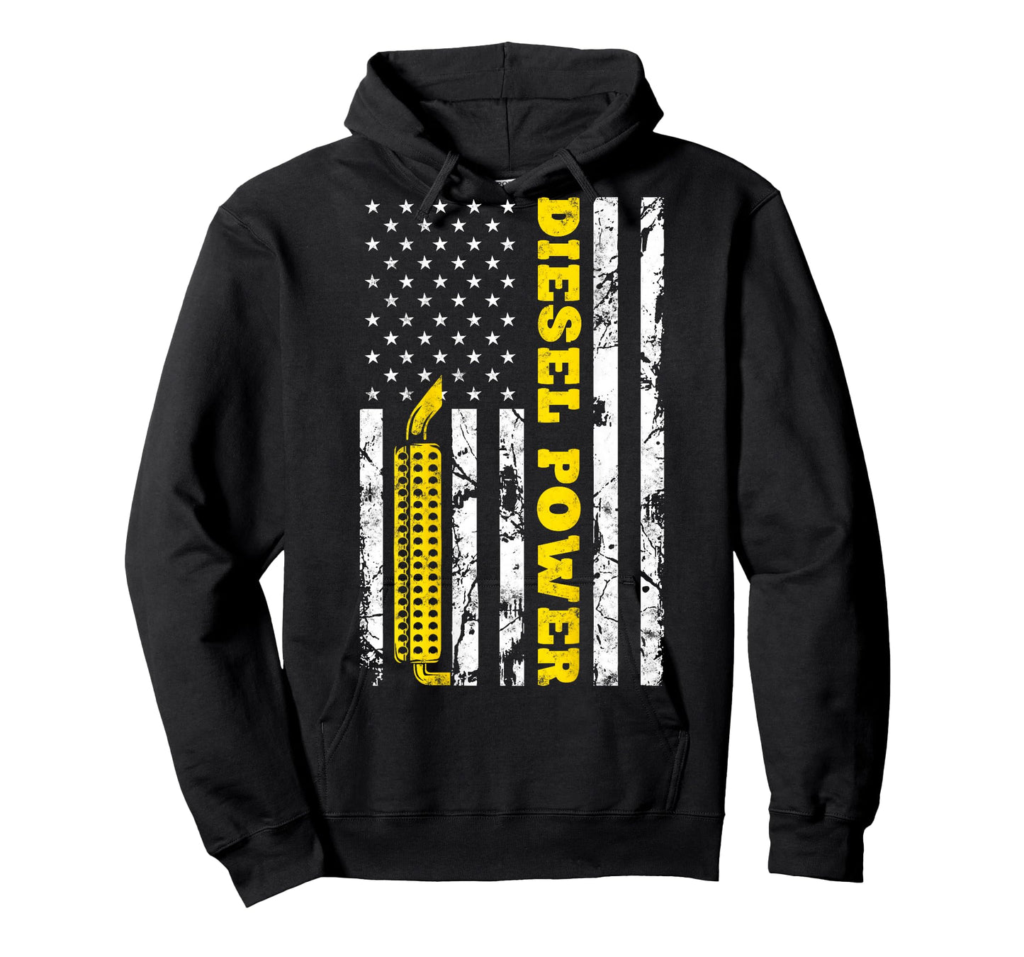 Thin yellow line flag Diesel Power American Driver gift T-Shirt